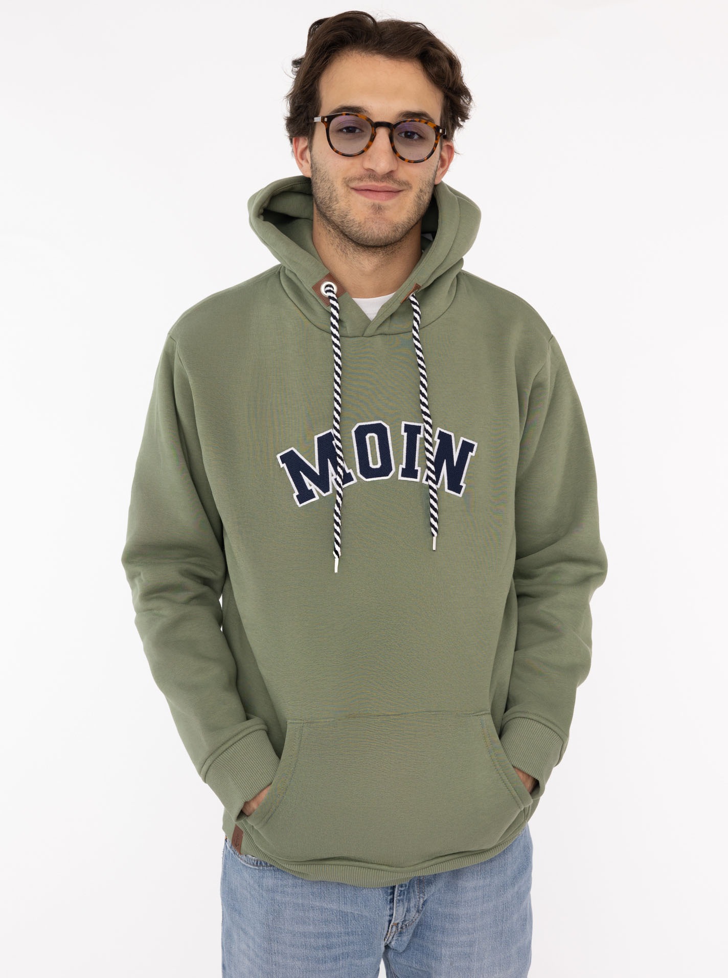 Zwillingsherz Hoodie ""MOIN Classic"", Kapuze mit Kordelzug, Tasche vorn, S günstig online kaufen