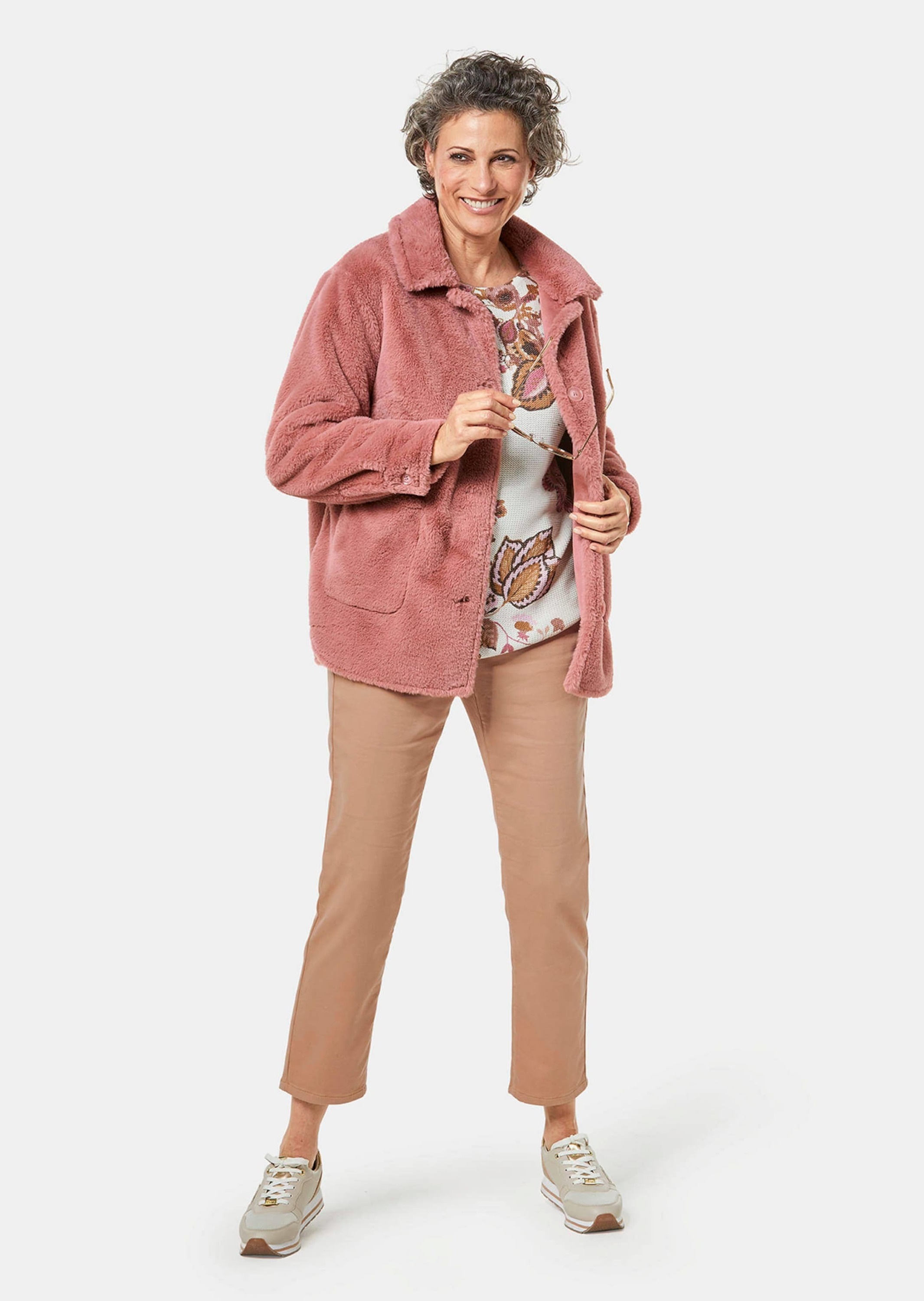 GOLDNER Kurzjacke "Luxuriöse Fellimitatjacke" günstig online kaufen