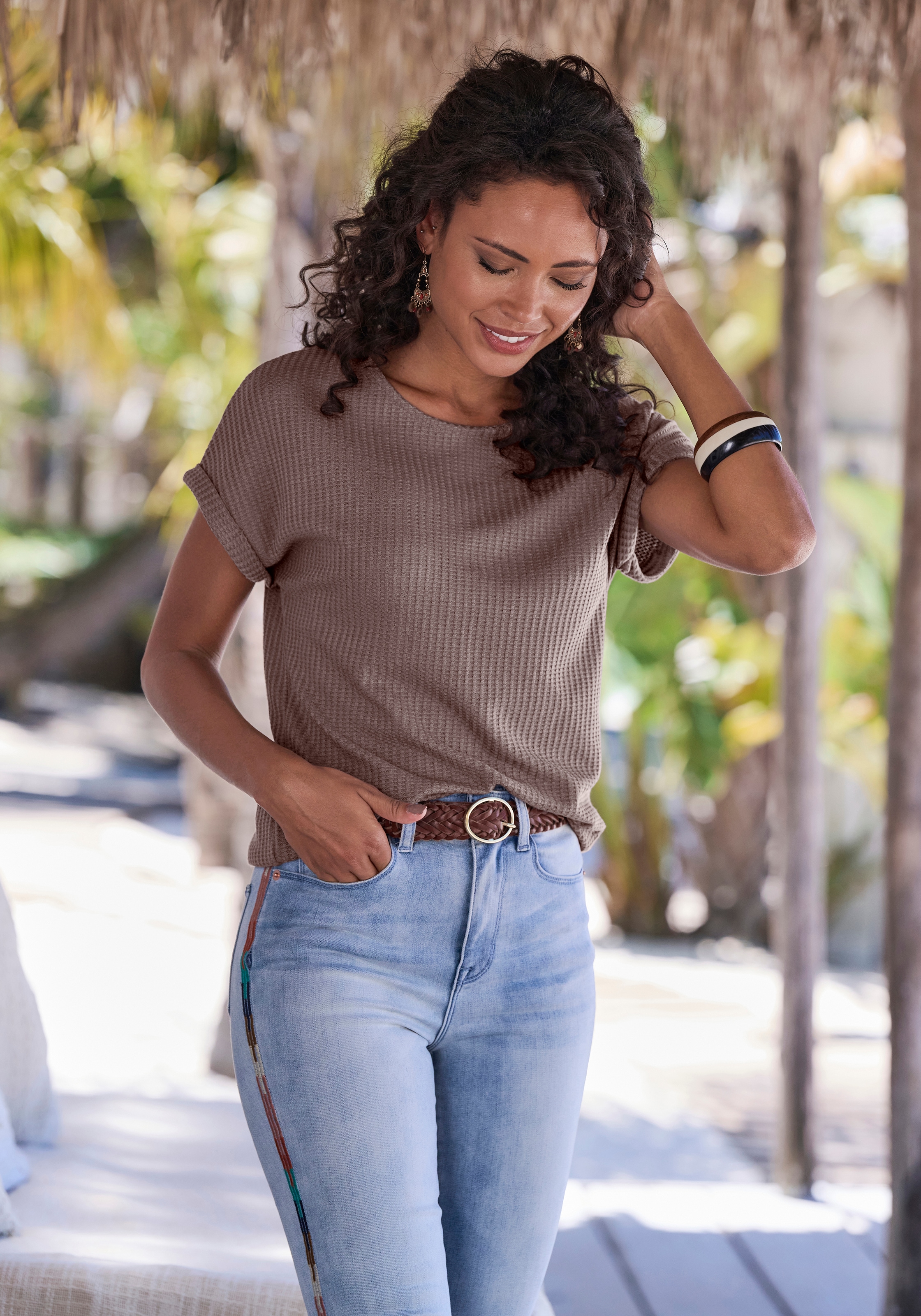 Vivance Kurzarmshirt »aus weicher Piqué-Qualität«, (2er-Pack)
