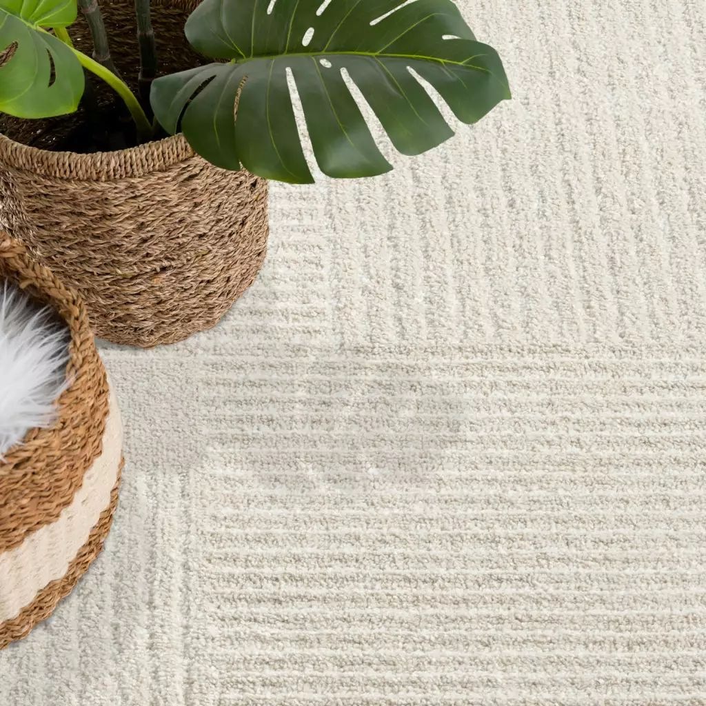 Carpet City Teppich »FLAIR177«, rechteckig, 11 mm Höhe, Kurzflor-Teppich, Skandi-Stil, Wohnzimmer