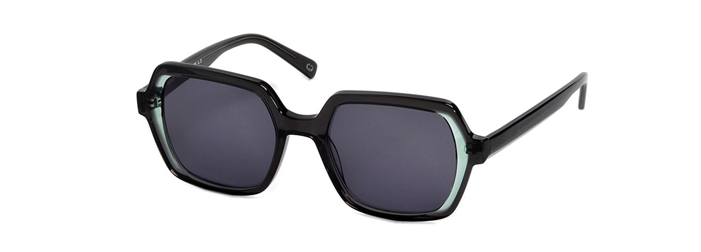 Sonnenbrille, Trendige Damenbrille, Vollrand, eckige Form