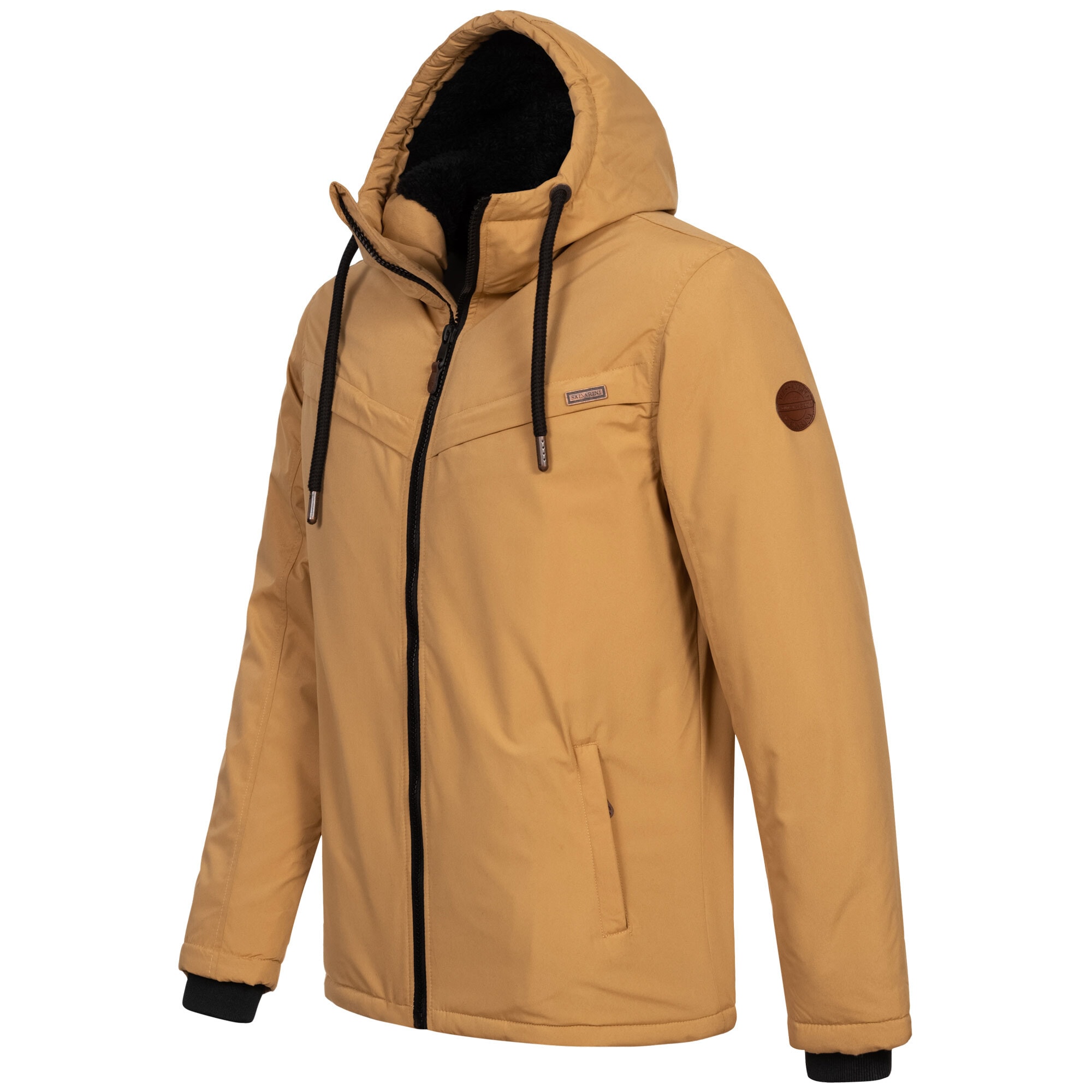Alessandro Salvarini Winterjacke »ASLighty«, innen komplett mit warmem Teddyfell