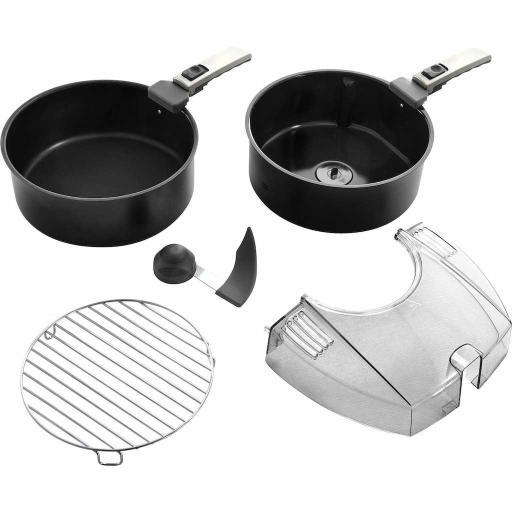 De'Longhi Heißluftfritteuse »MultiFry EXTRA CHEF PLUS FH1396.BK«, 2300 W, Multicooker, auch zum Brotbacken, Fassungsvermögen 1,7 kg