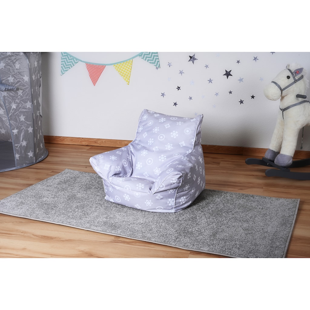 Knorrtoys® Sitzsack »Royal Grey«, für Kinder; Made in Europe