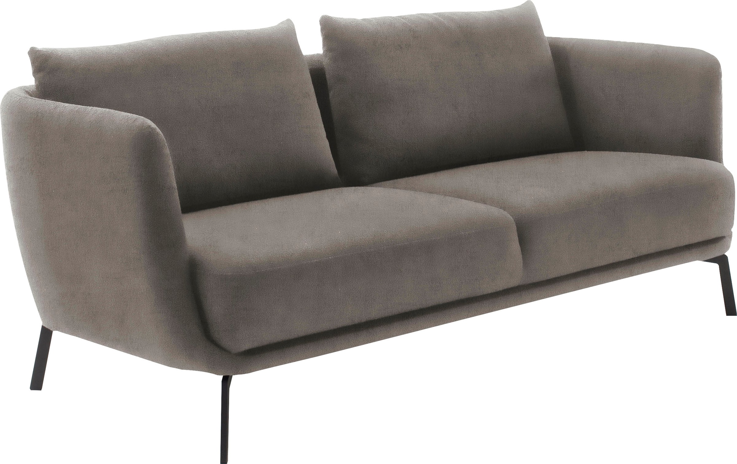 SCHÖNER WOHNEN-Kollektion 3-Sitzer »Pearl - 5 Jahre Hersteller-Garantie, auch in Bouclé« Maße (B/H/T): 210/71/91 cm, Füße Metall