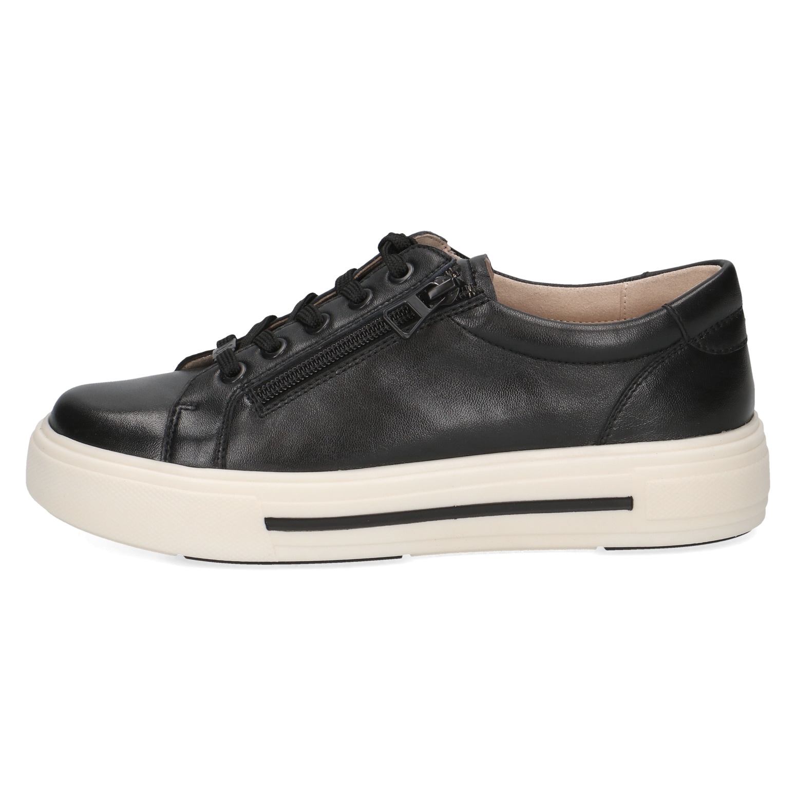Caprice Plateausneaker, Freizeitschuh, Halbschuh, Schnürschuh mit Schaftrandpolsterung