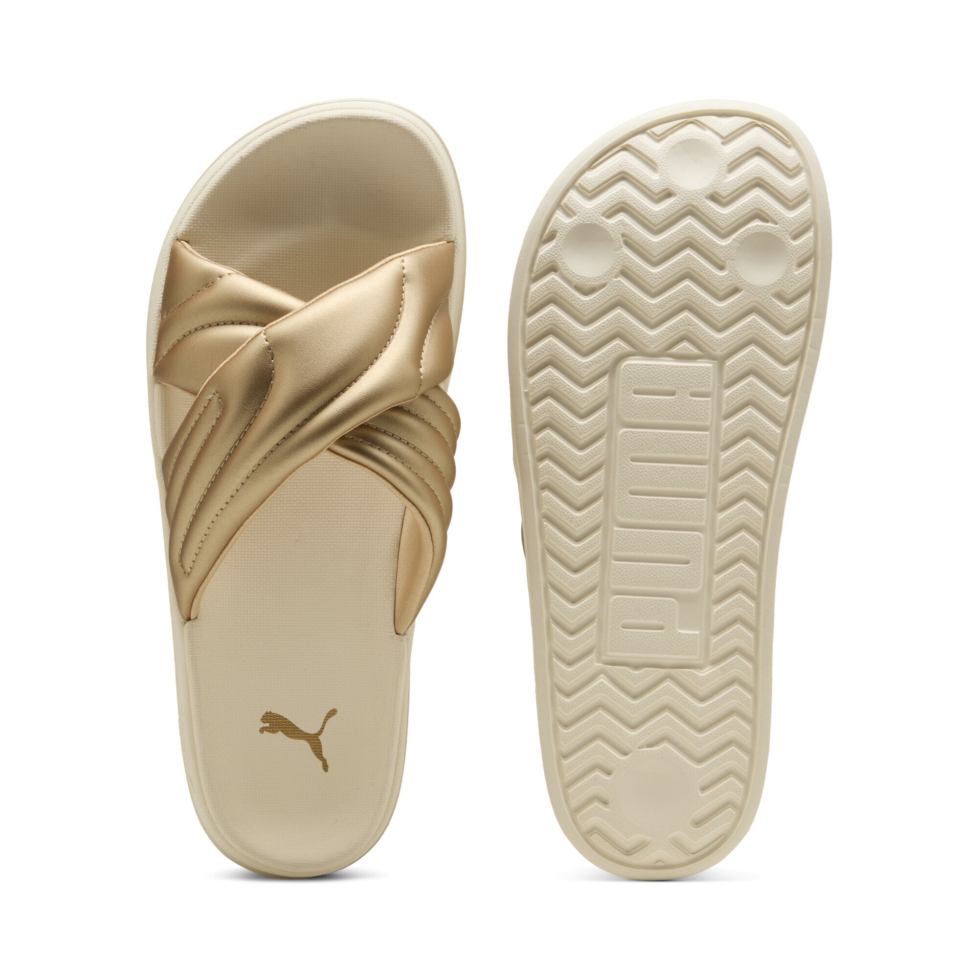 PUMA Sandale »Leadcat Platform Metallic Sandalen Damen«