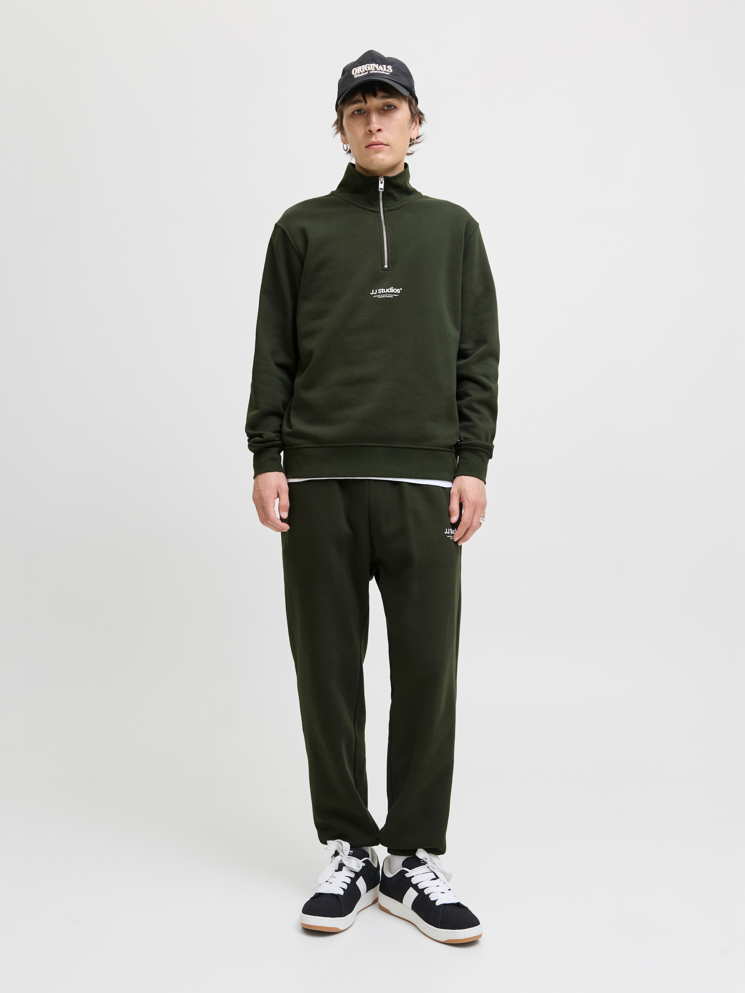 Jack & Jones Sweatshirt »JJESOHO SWEAT QUARTER ZIP HN NOOS«