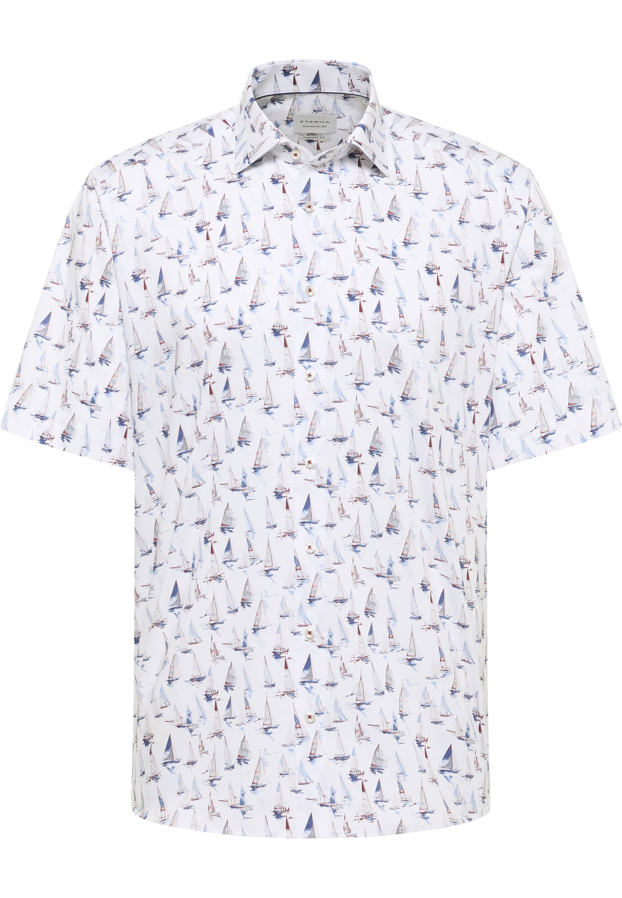 Eterna Kurzarmhemd "COMFORT FIT" NON IRON (bügelfrei) günstig online kaufen