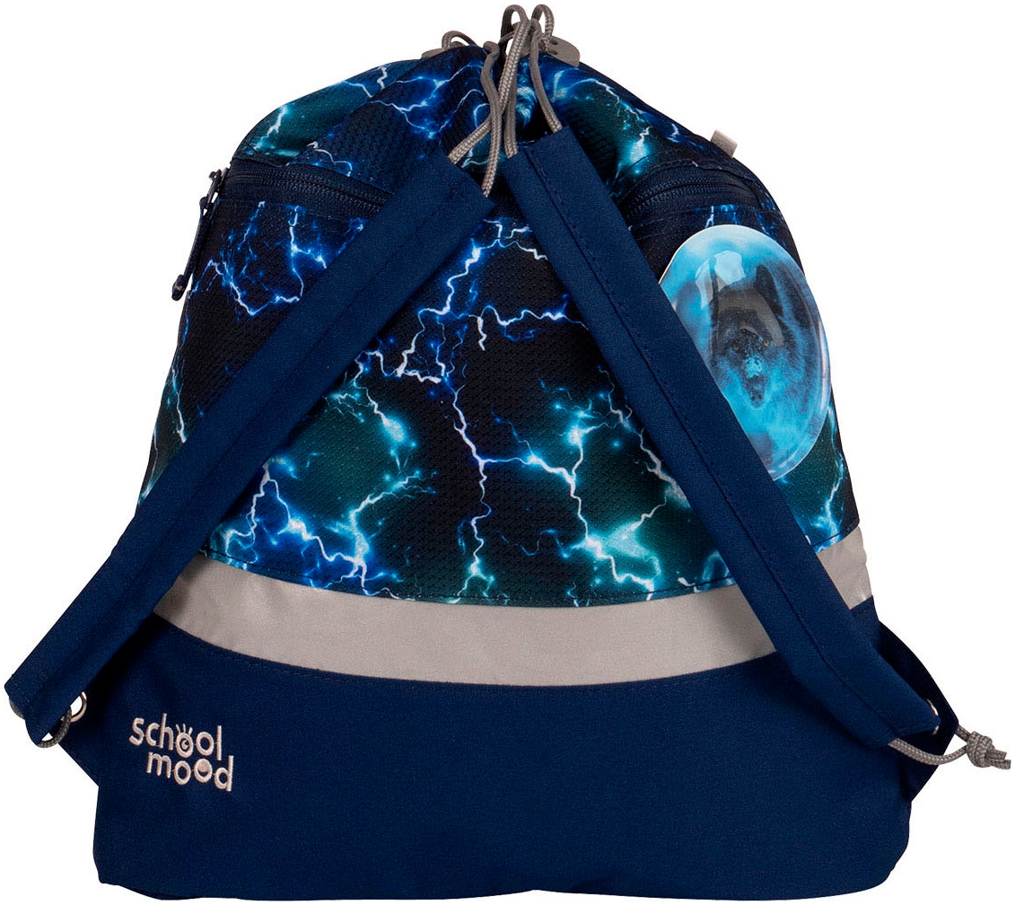 SCHOOL-MOOD® Schulranzen »Champion Pro«, retroreflektierende Flächen, mit LED-Patchy
