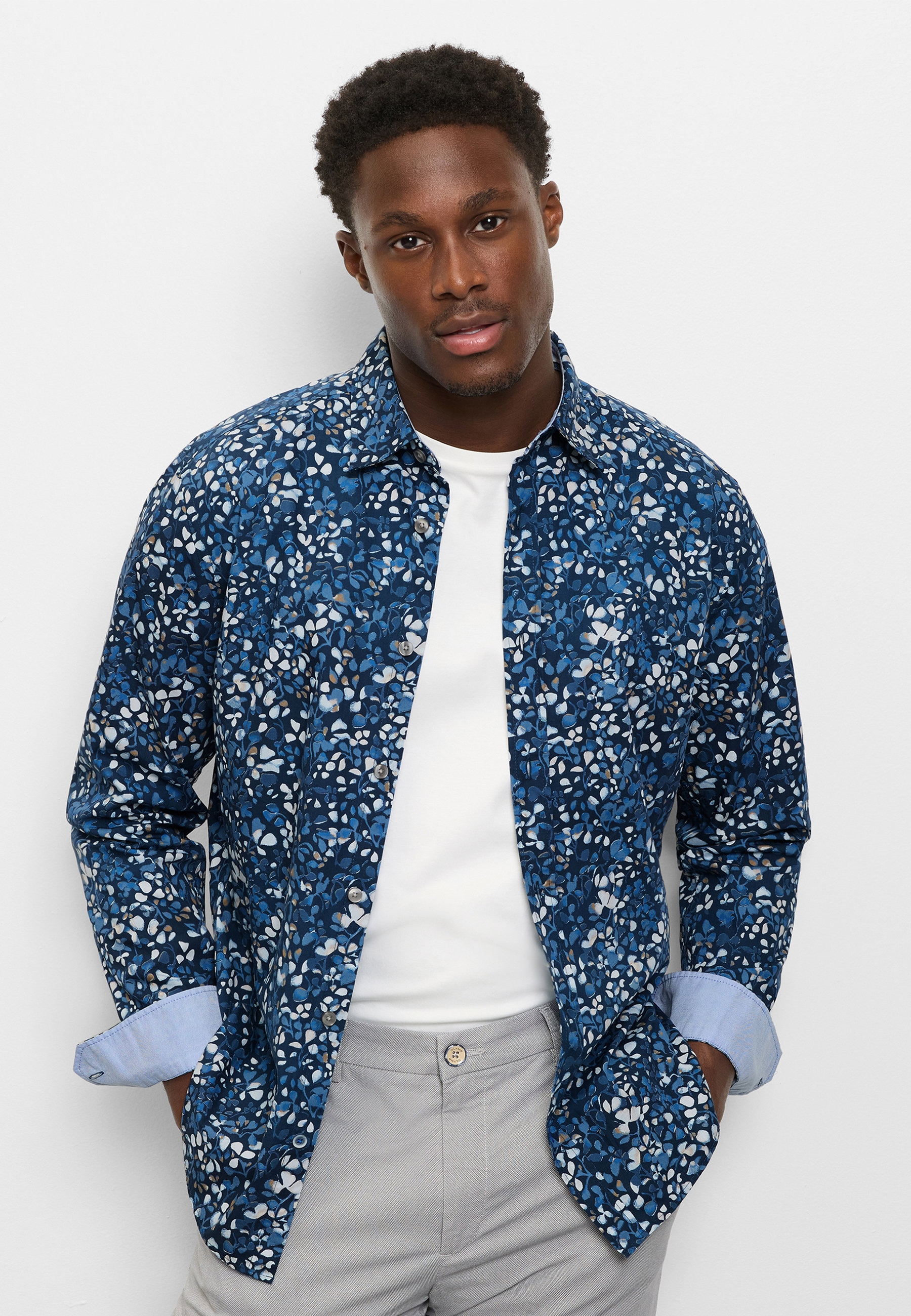 OLYMP Langarmhemd "OLYMP Casual, regular fit, Kent" günstig online kaufen