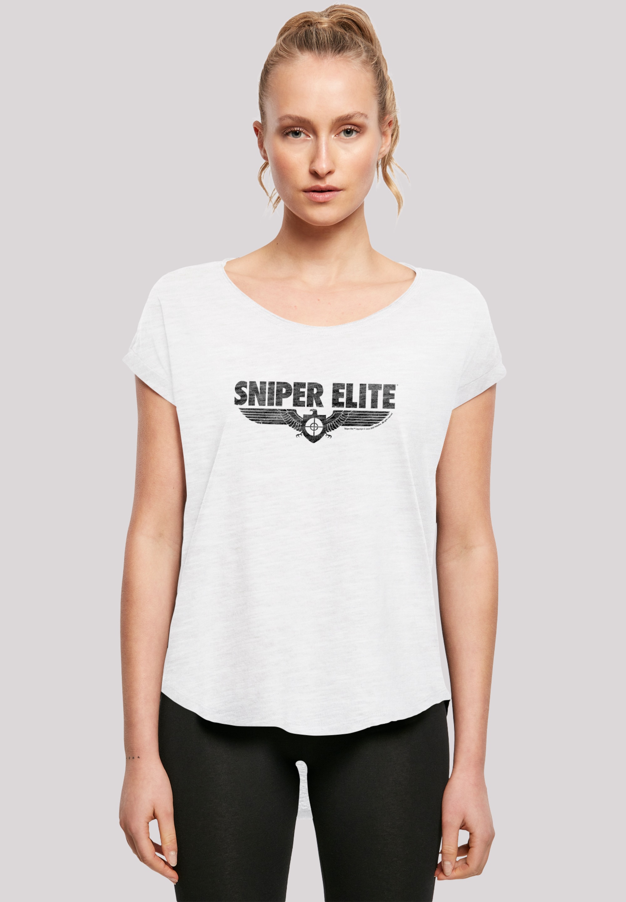 F4NT4STIC T-Shirt "Sniper Elite Black Logo", Premium Qualität günstig online kaufen
