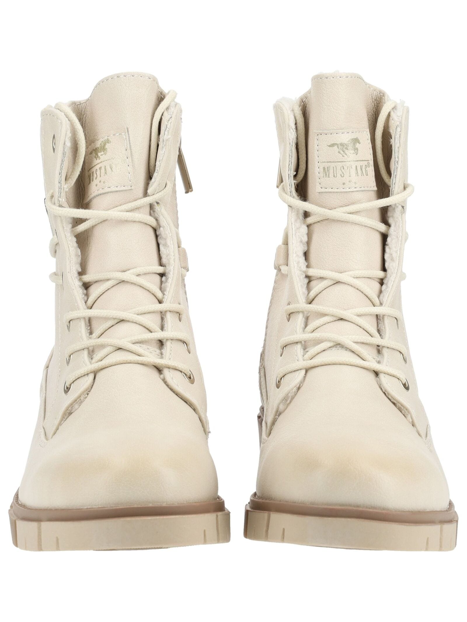 Mustang Shoes Schnürstiefelette »Mustang Shoes Stiefelette Lederimitat«