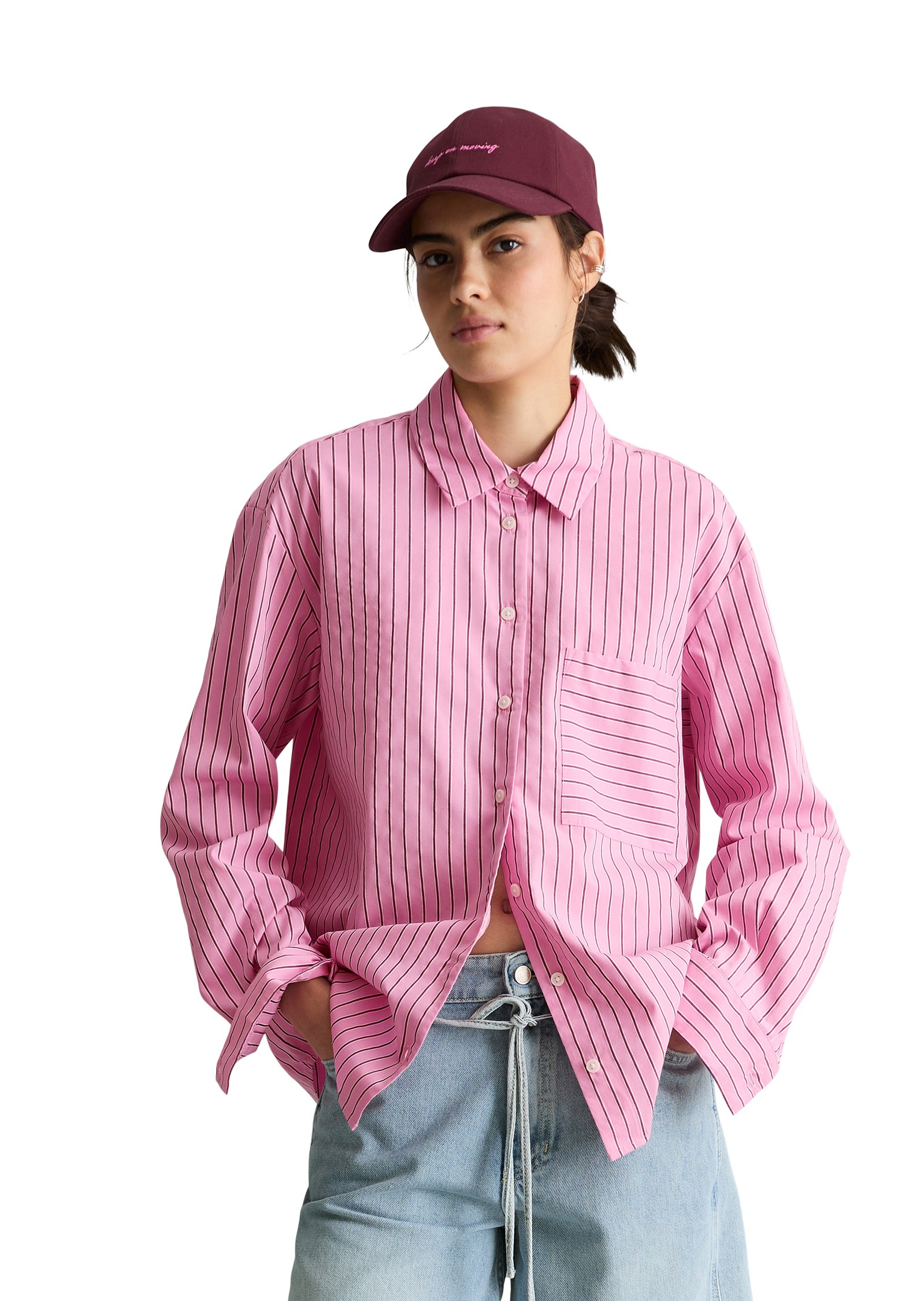 Marc OPolo DENIM Langarmbluse "aus Organic Cotton Lyocell-Mix"
