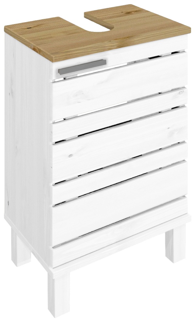 Home affaire Waschbeckenunterschrank "JOSIE", Breite 40 cm, aus Massivholz, günstig online kaufen