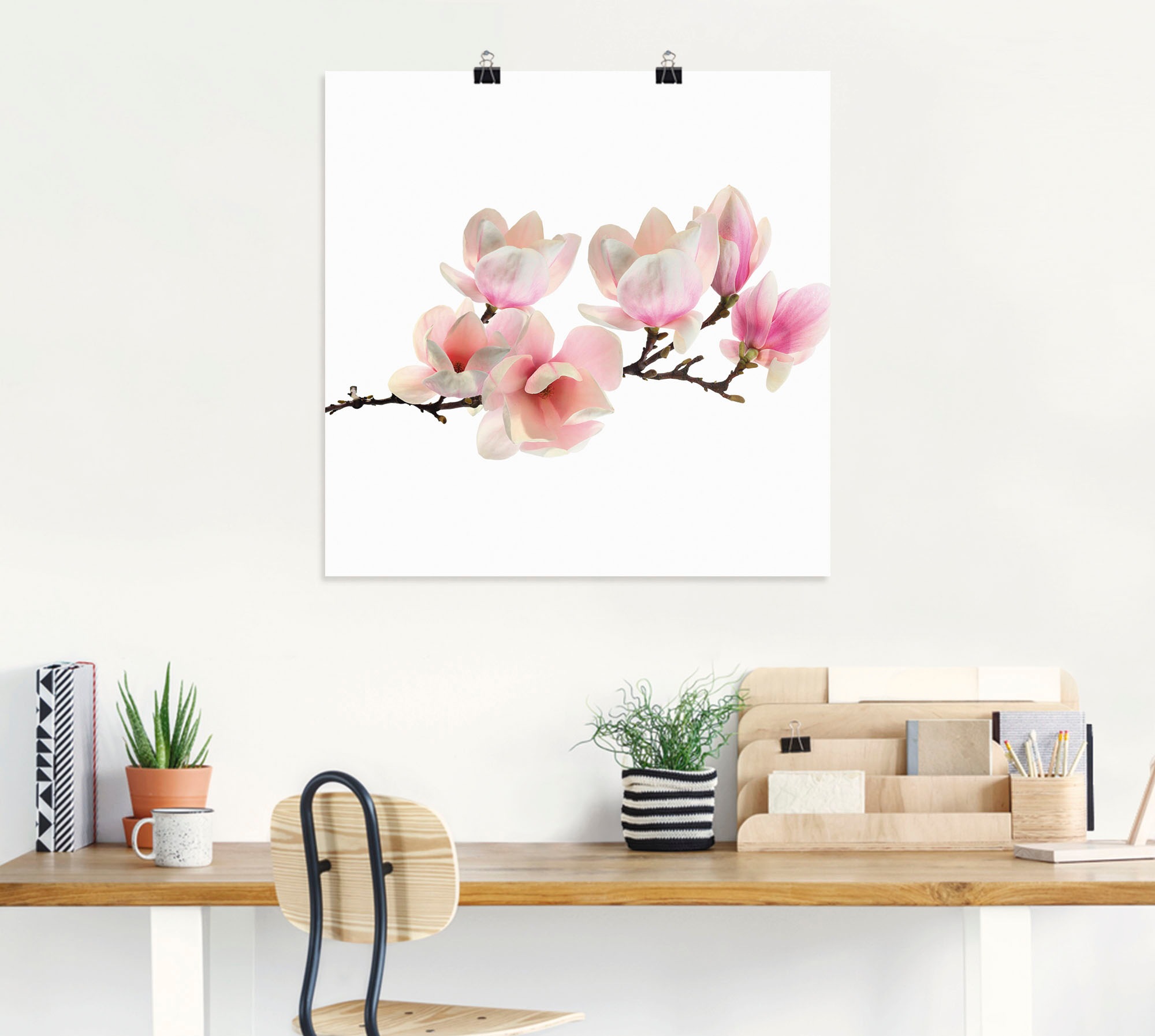 Artland Wandbild "Magnolie", Blumen, (1 St.), als Leinwandbild, Poster, Wan günstig online kaufen