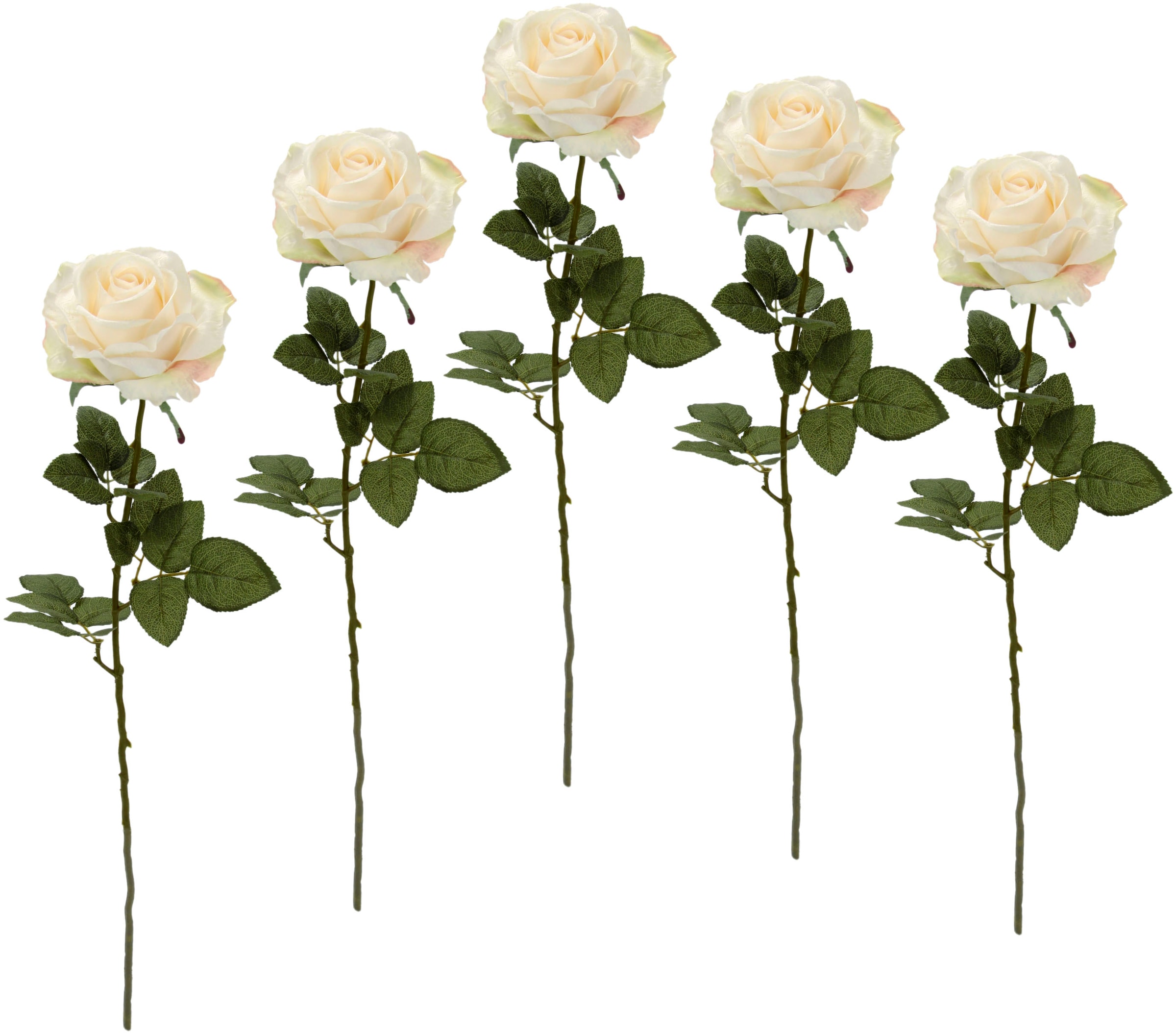 Kunstblume »Rose«, 5er Set