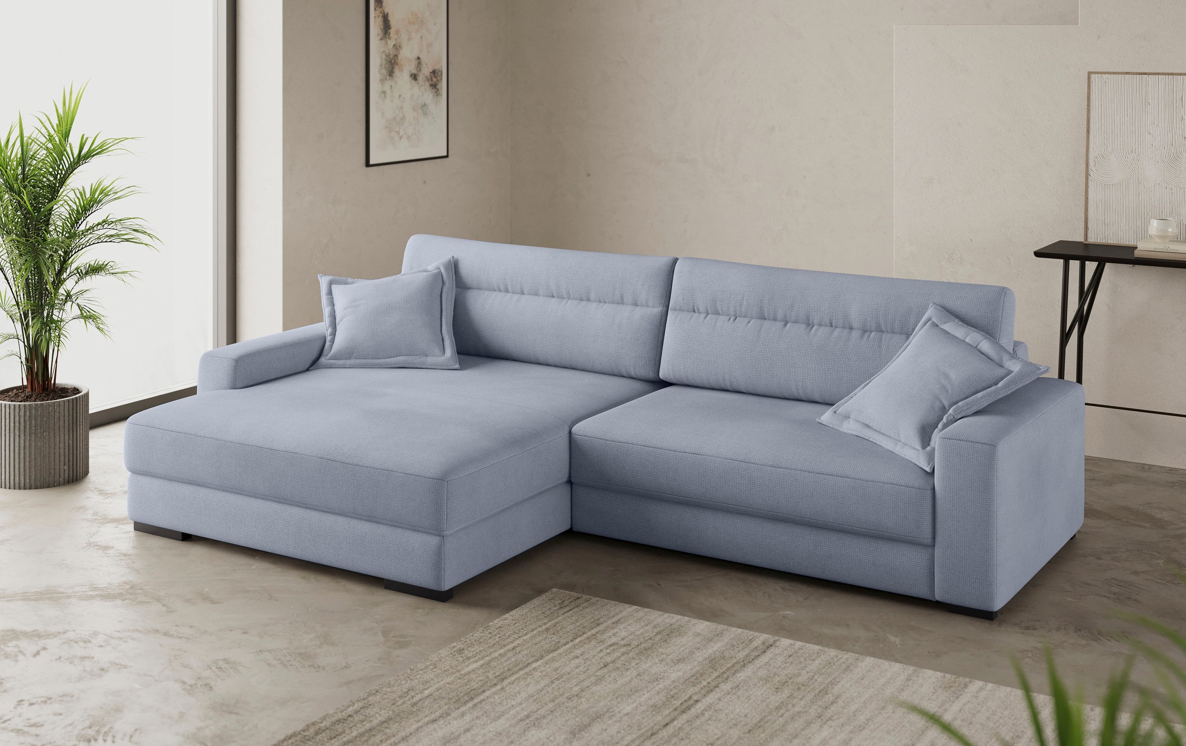 Mr. Couch Ecksofa "Marcello DuraFlex L-Form", EasyBett, Bettkasten, Kaltsch günstig online kaufen