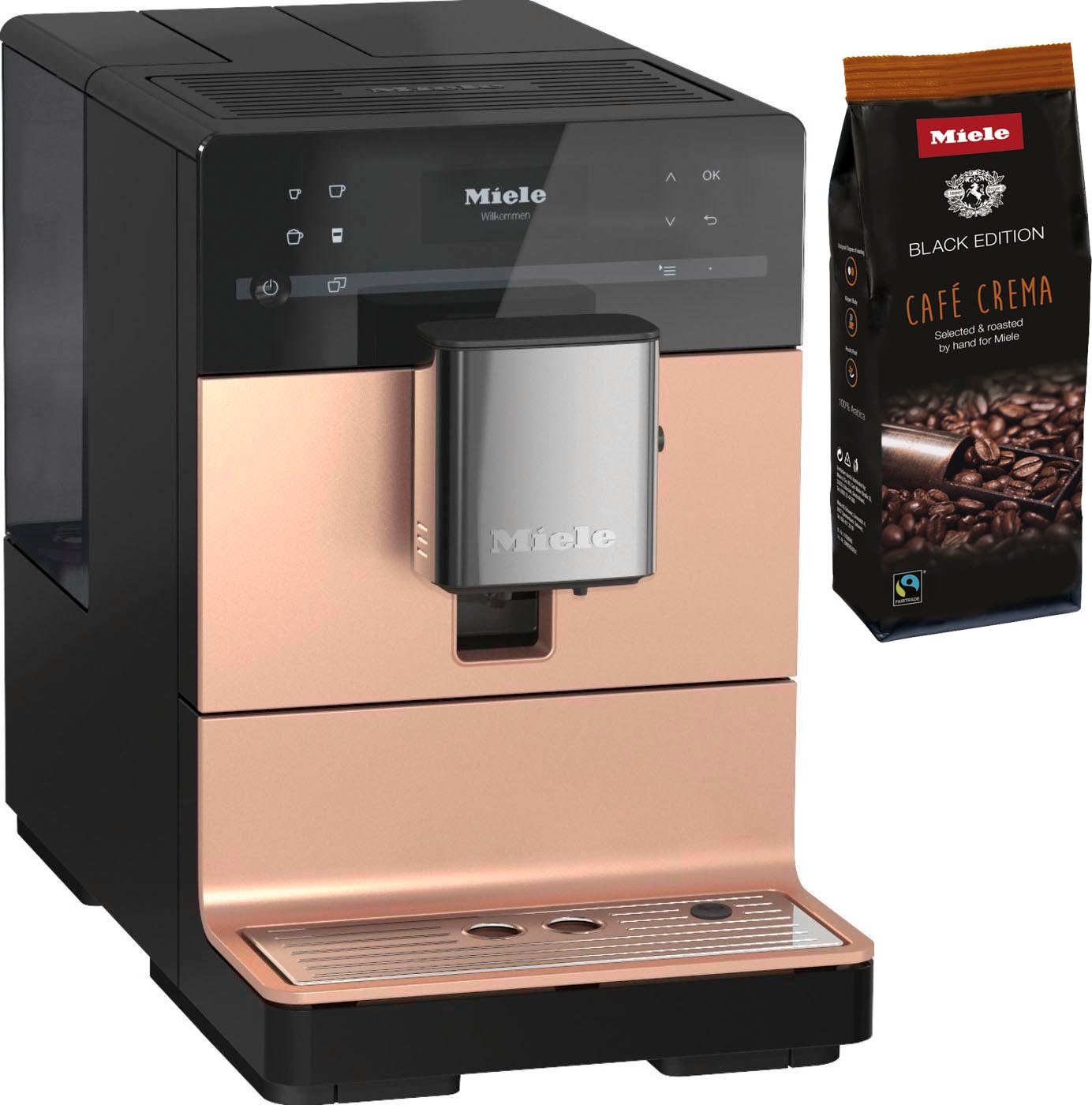 Kaffeevollautomat »CM 5510 Silence, Genießerprofile«, Kaffeekannenfunktion