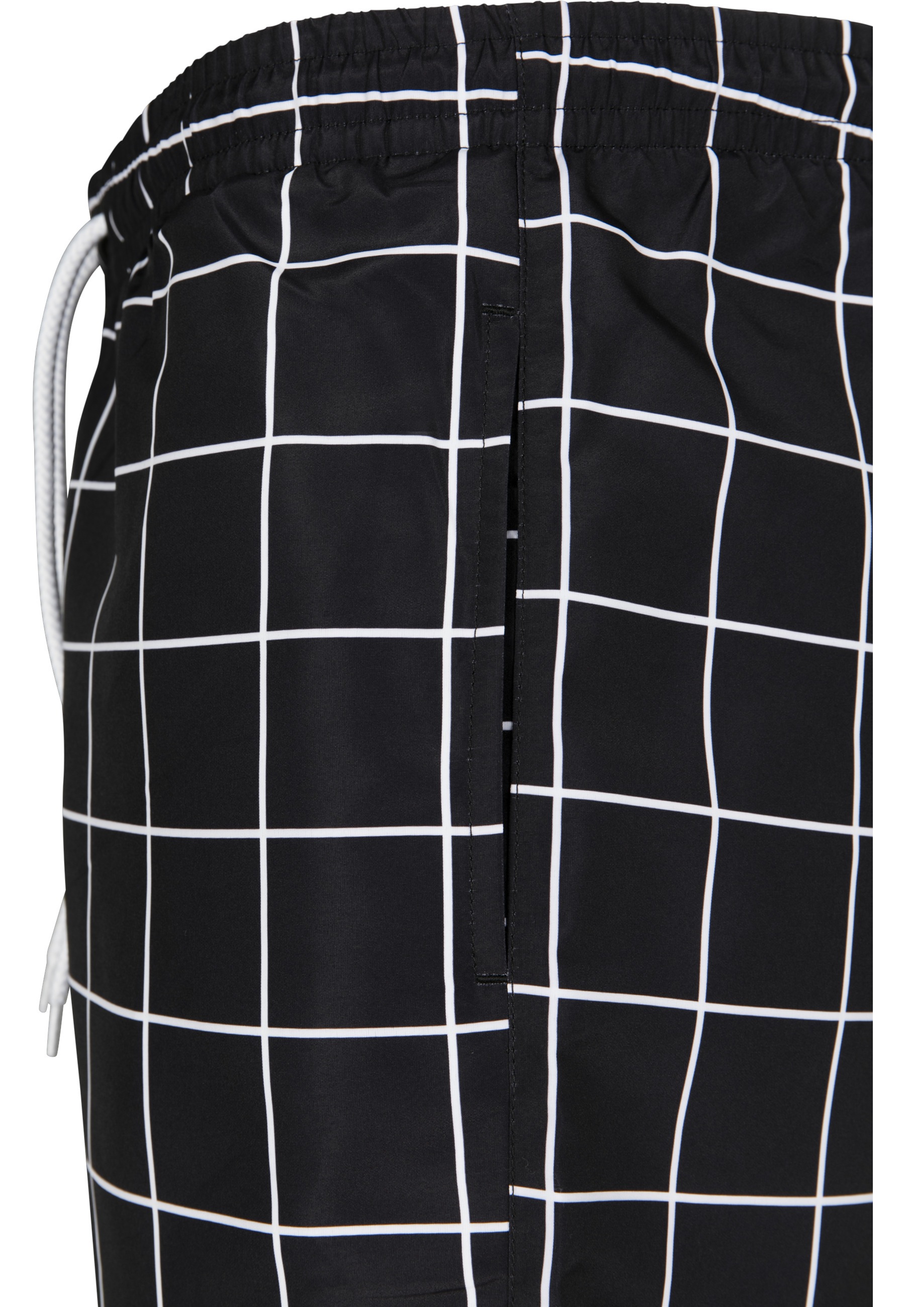 URBAN CLASSICS Badeshorts »Urban Classics Herren Check Swim Shorts«