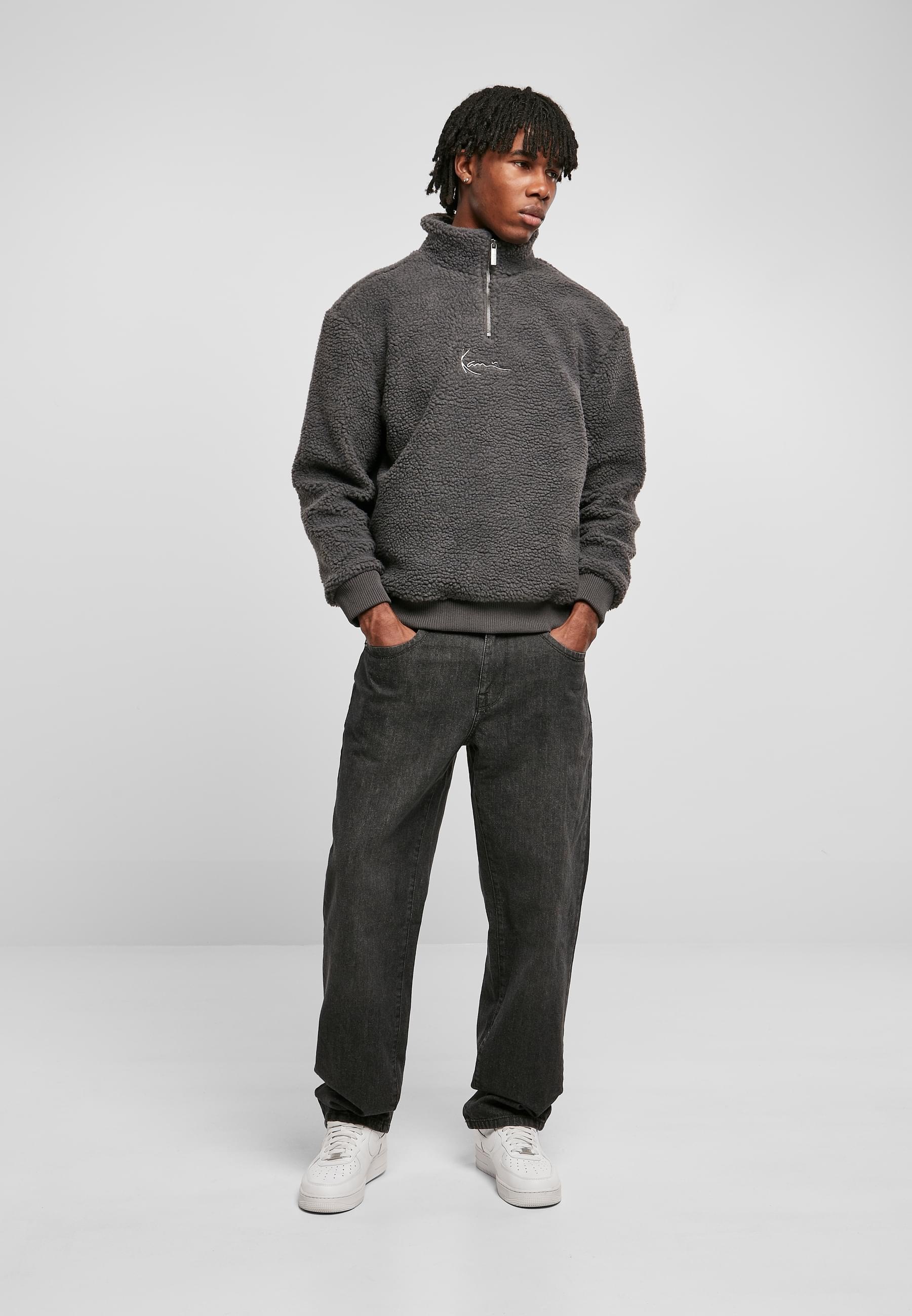 Karl Kani Sweatjacke »Karl Kani Herren KM223-058-1 Metal Signature Teddy Troyer«