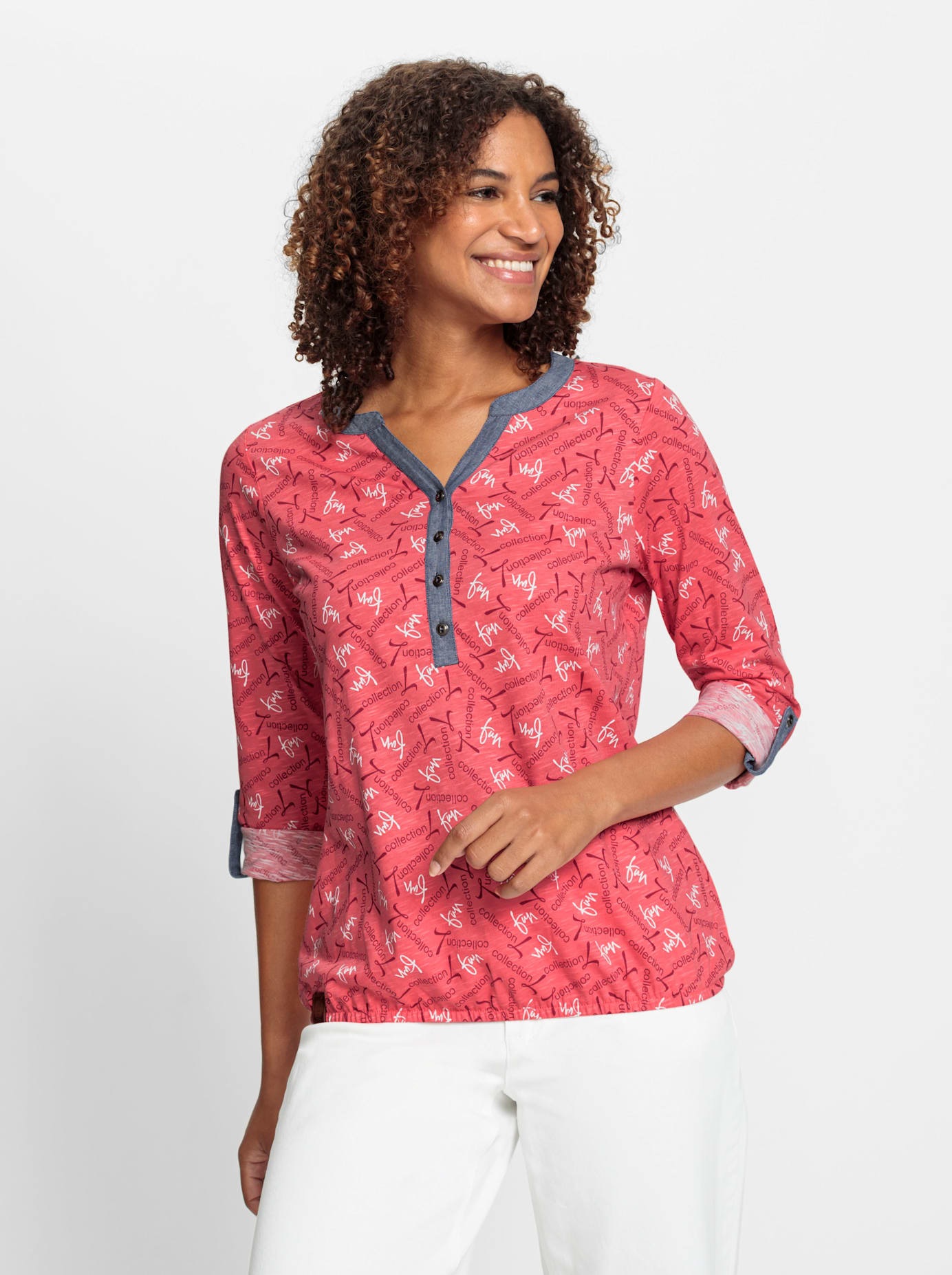 Casual Looks Langarmshirt "Shirt" günstig online kaufen