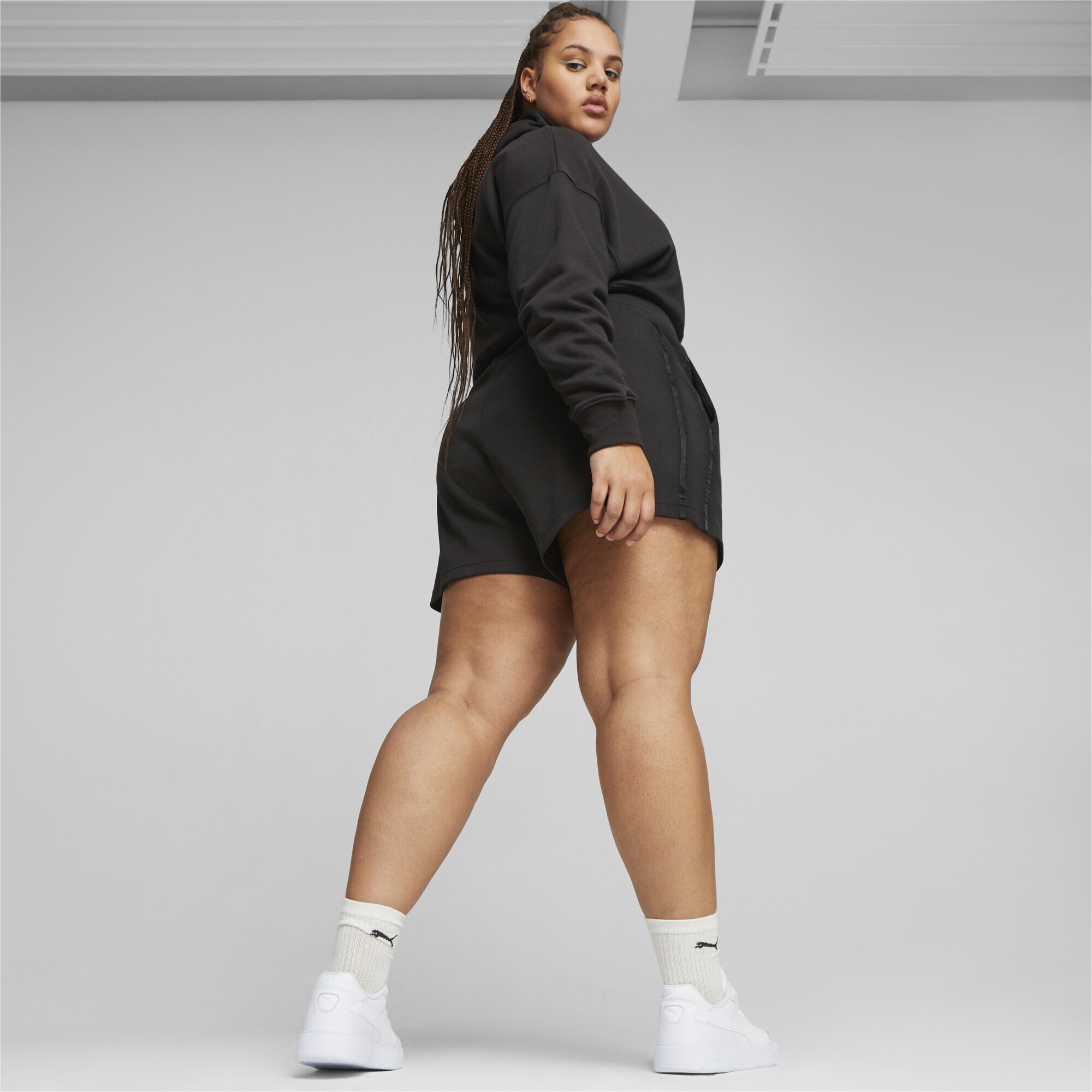 PUMA Sporthose »T7 High Waist Shorts Damen«