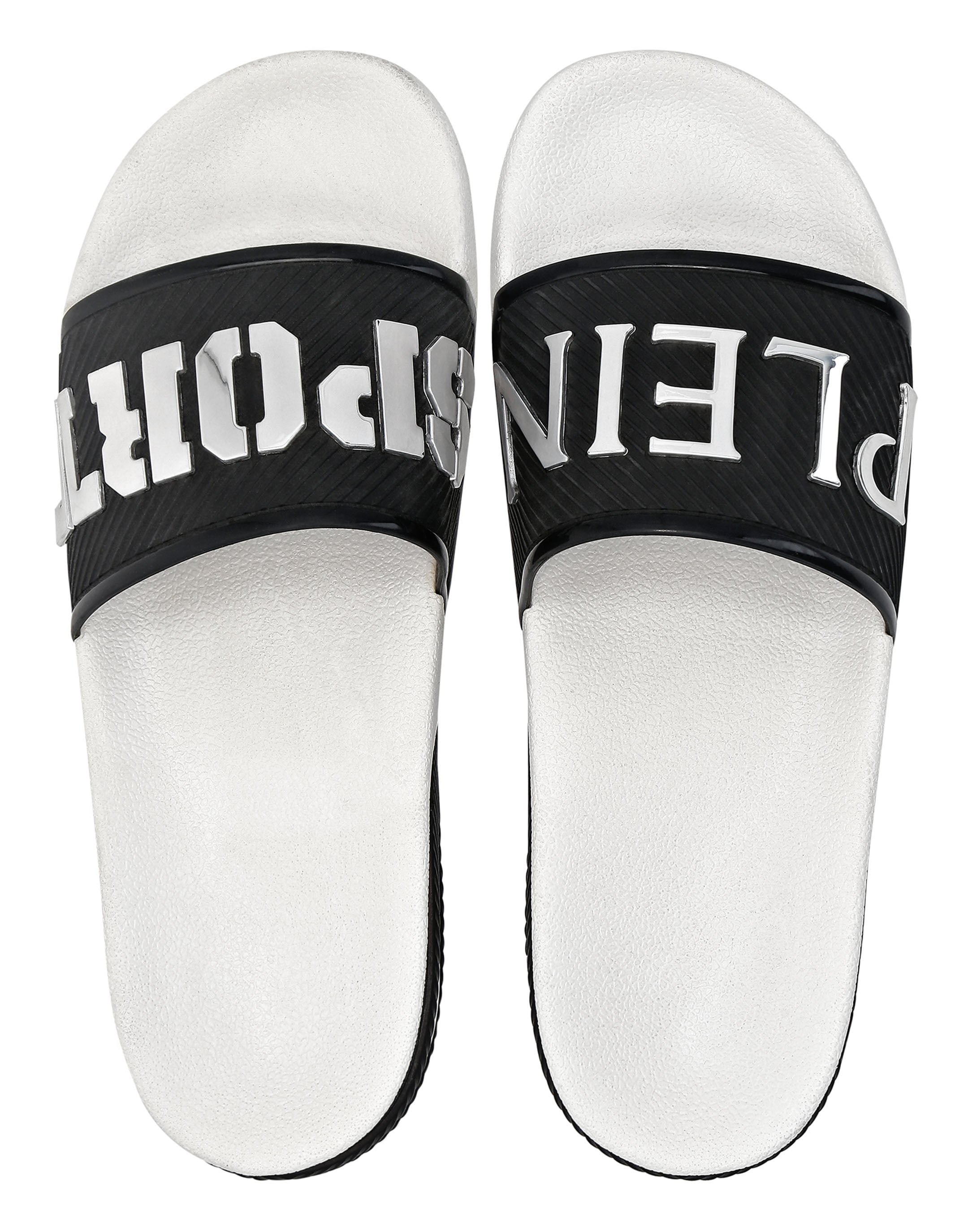 PLEIN SPORT Strandschuh »Flache Gummisandalen«