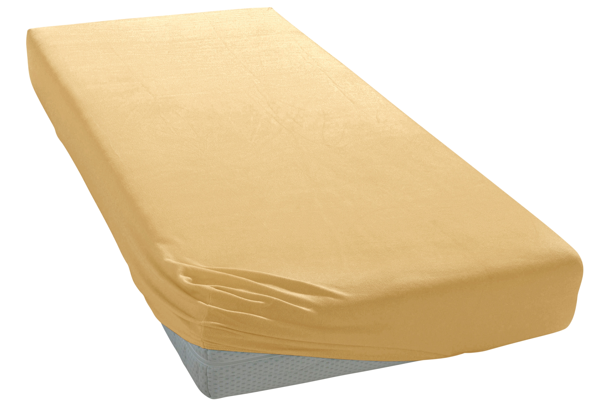 bellana Spannbettlaken "Melone in Gr. 70x140, 90x200, 140x200 oder 180x200 günstig online kaufen