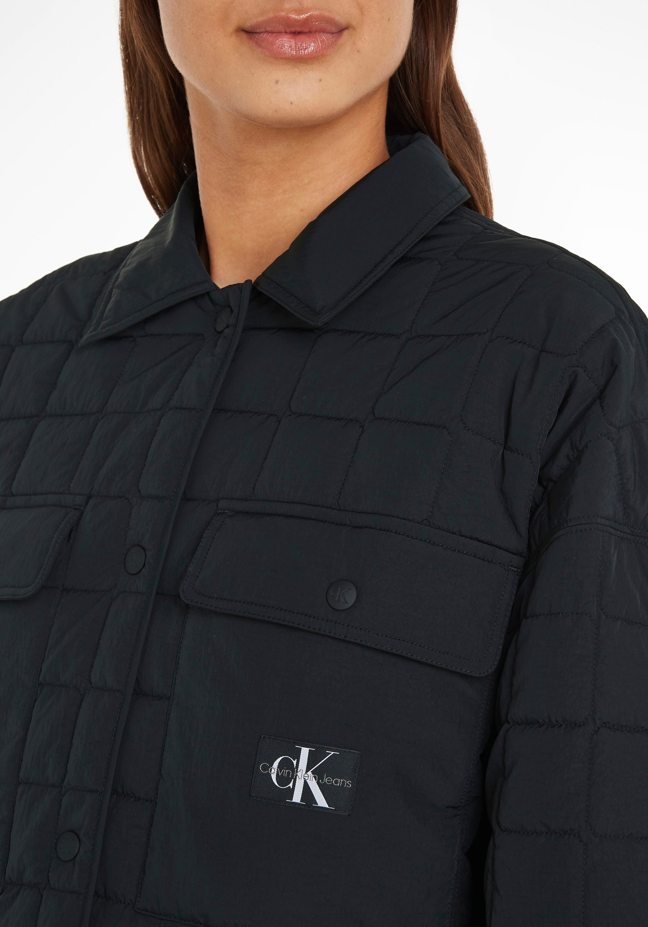 Calvin Klein Jeans Steppmantel »LONG für bestellen UTILITY | BAUR COAT« QUILTED