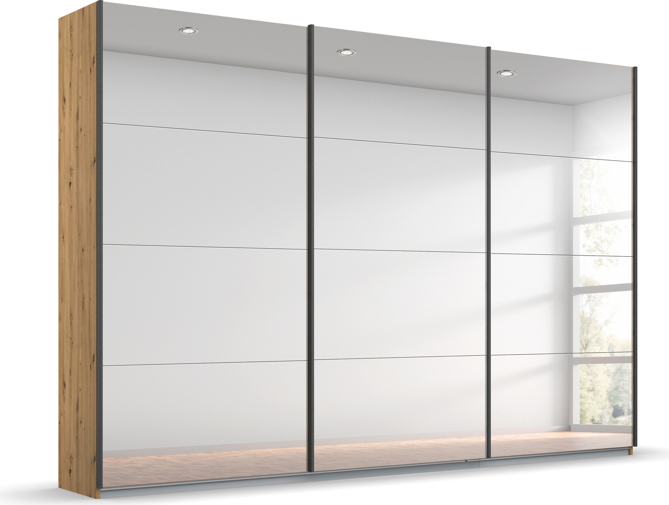 OTTO home "Mehrzweckschrank Aktenschrank Möbel Mietswohnung Schlafzimmer OTELI" 3 Ausstattungen BASIC/CLASSIC/PREMIUM (inkl. SOFT-CLOSE-FUNKTION), Breiten 203/271/315/360 cm Höhen 210/229 cm MADE IN GERMANY