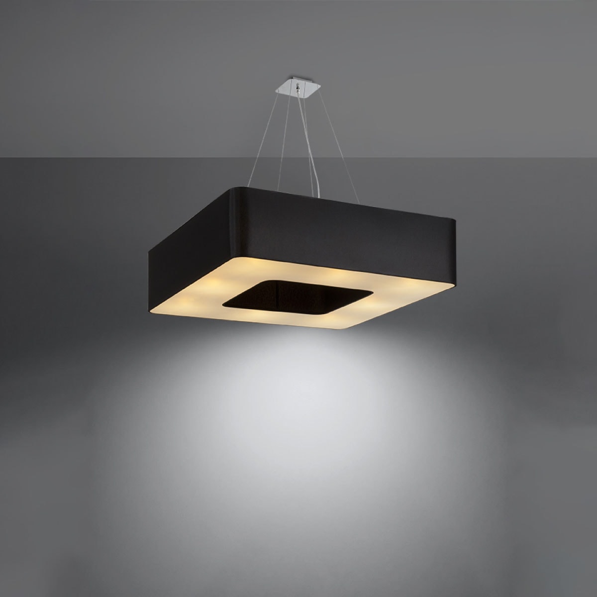 SOLLUX lighting Kronleuchter »URANO«, 8 flammig, Leuchtmittel E27 | ohne Leuchtmittel, Slush -Einstellung