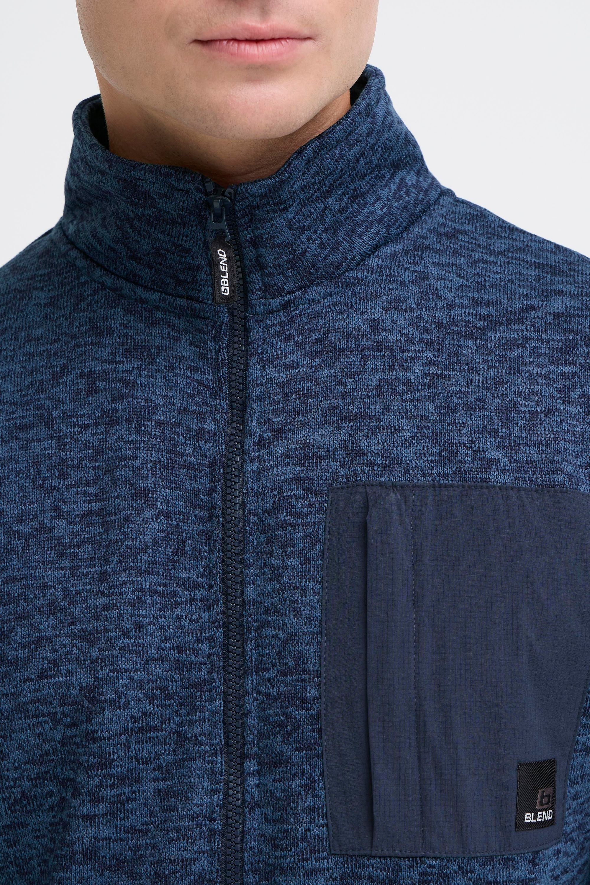 Blend Cardigan »BHMMelfe« Gemütliche Fleecejacke mit Taschen