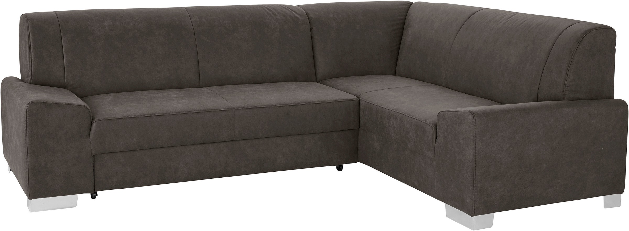 DOMO collection Ecksofa "Anzio L-Form, whlw. Bettfunktion, Federkern, hochw günstig online kaufen
