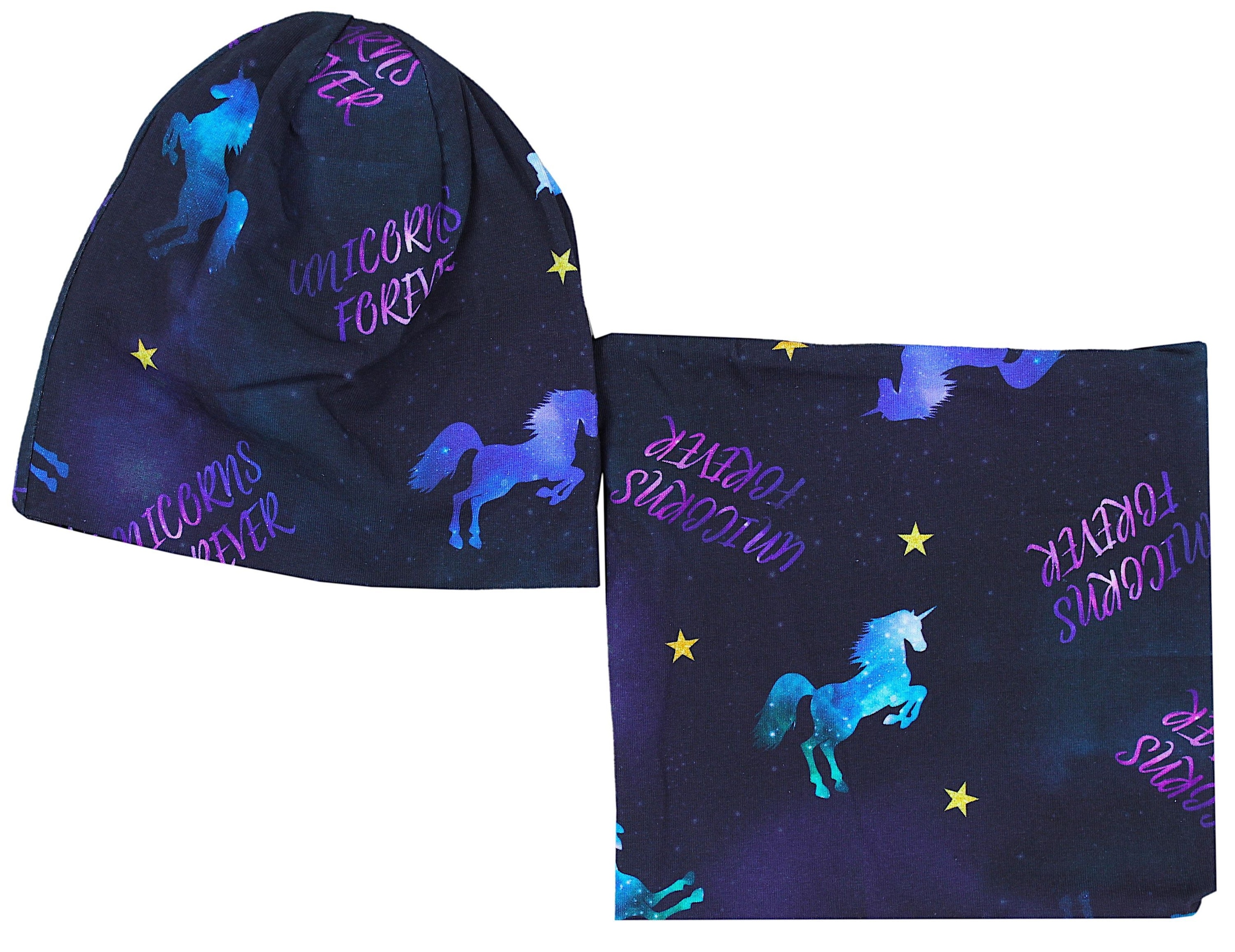 TupTam Beanie »Mütze Unisex Kinder Beanie Mütze Schlauchschal Set«