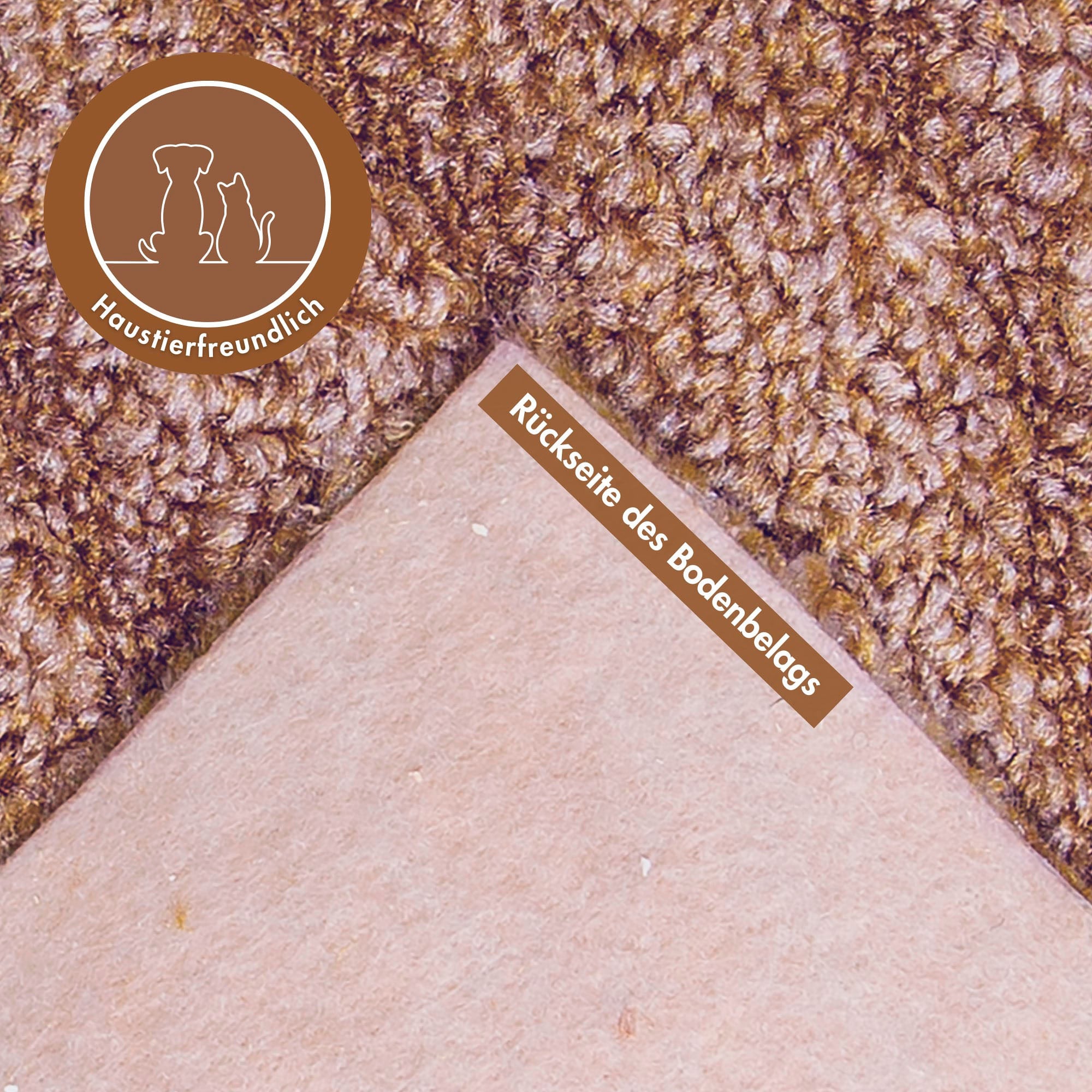 Thumbnail - Andiamo Teppichboden "Emmy, Strukturschlinge, Gesamthöhe 9 mm, Made in Belgium" rechteckig gemustert, Breite 400 cm, Hoc...