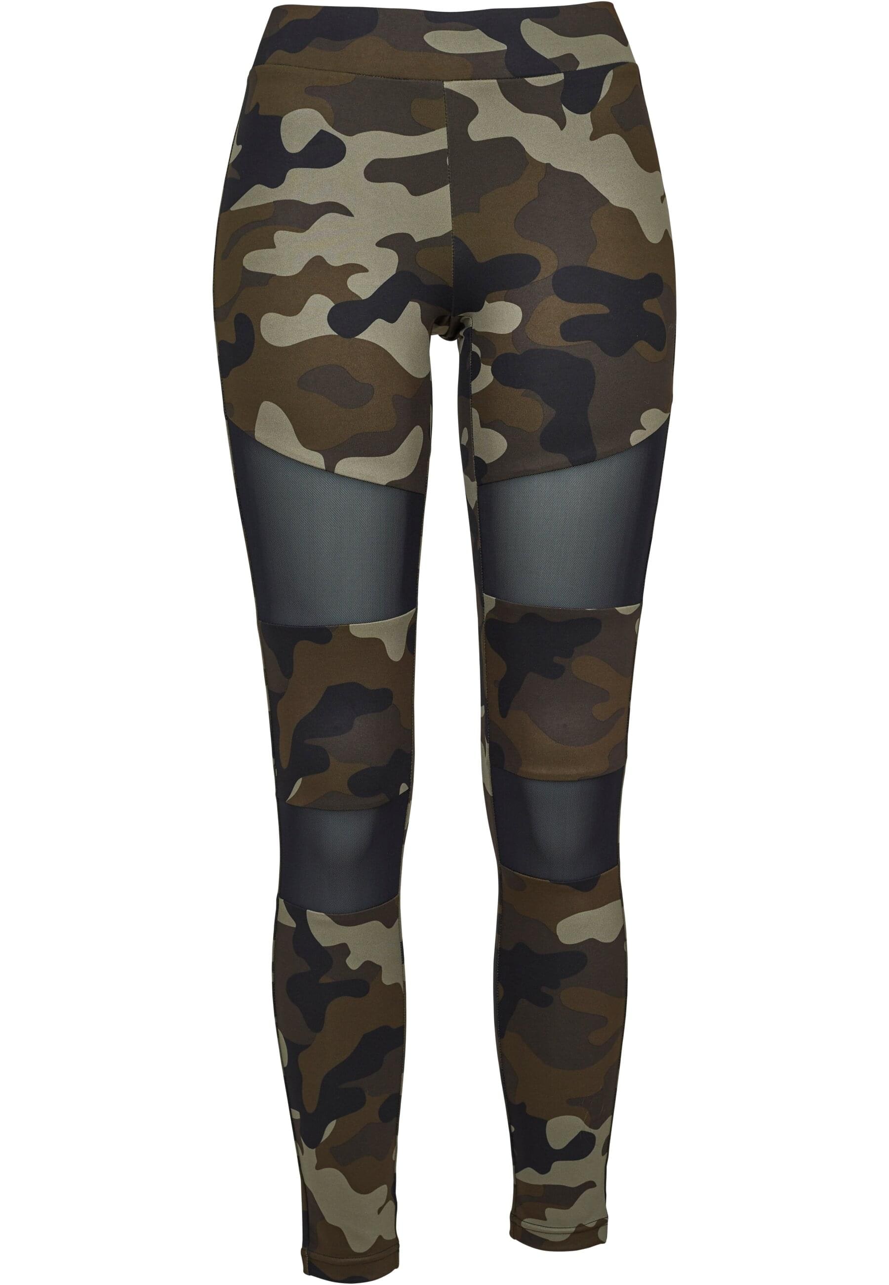 URBAN CLASSICS Leggings "Urban Classics Damen Ladies Camo Tech Mesh Leggings", (1 tlg.)