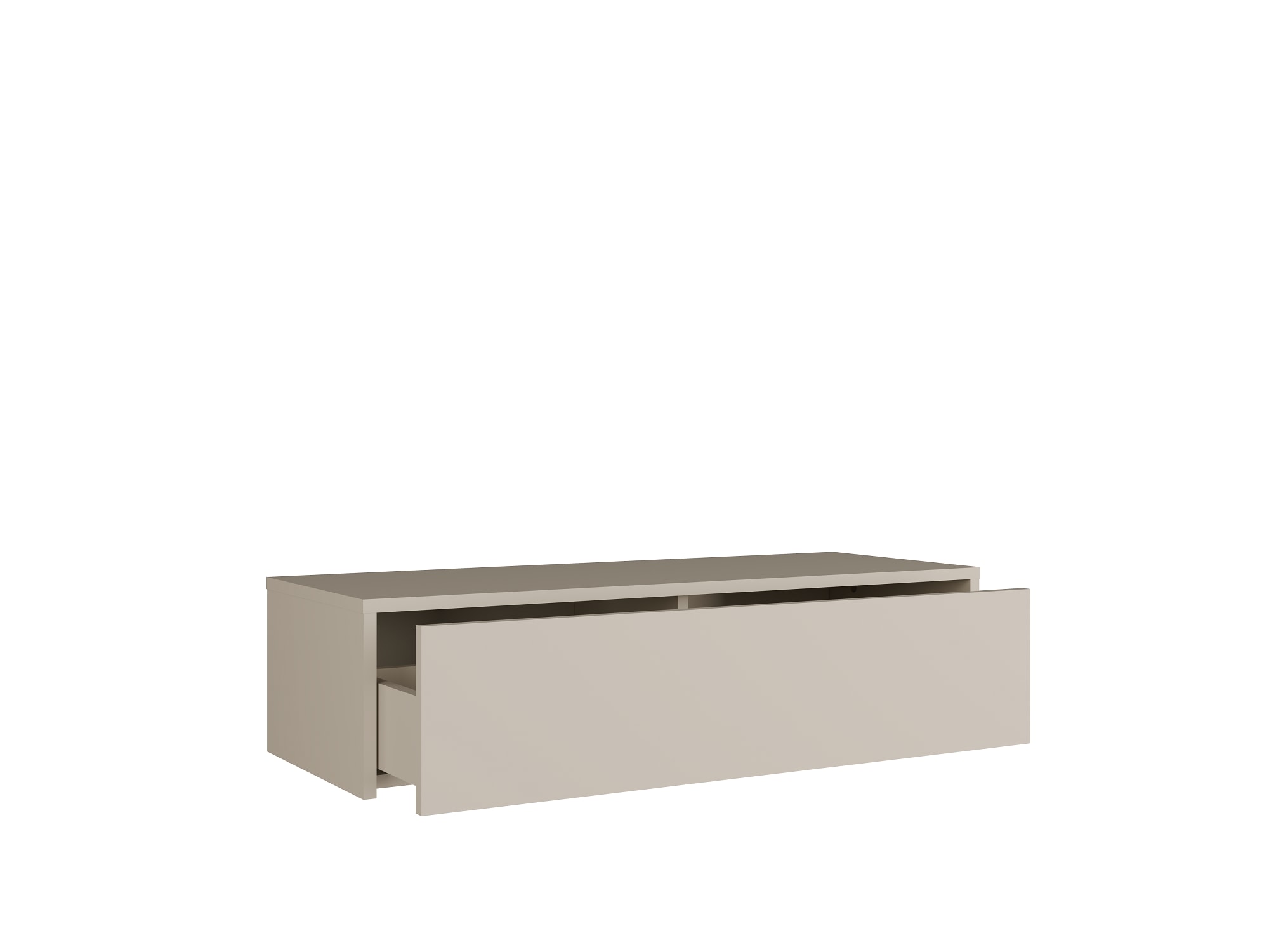 OTTO home Schminktisch »NANCY wandhängender Frisiertisch mit Spiegel, Beleuchtung, cashmere« Kosmetiktisch mit Schublade, LED, Soft-Close, B/T/H 93/35/23,2 cm