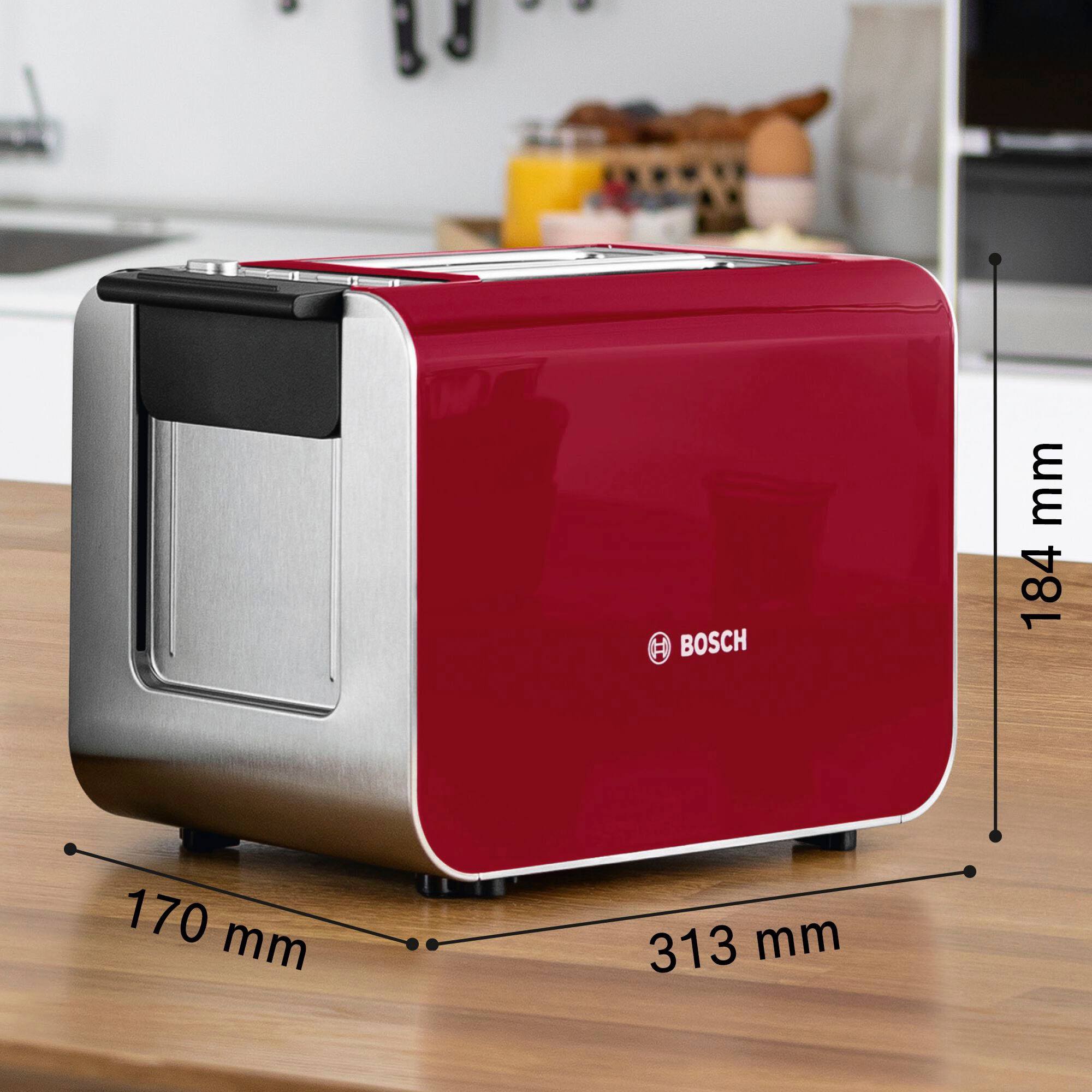 BOSCH Toaster »TAT8614P«, 2 Schlitze, für 2 Scheiben, 860 W online kaufen |  BAUR