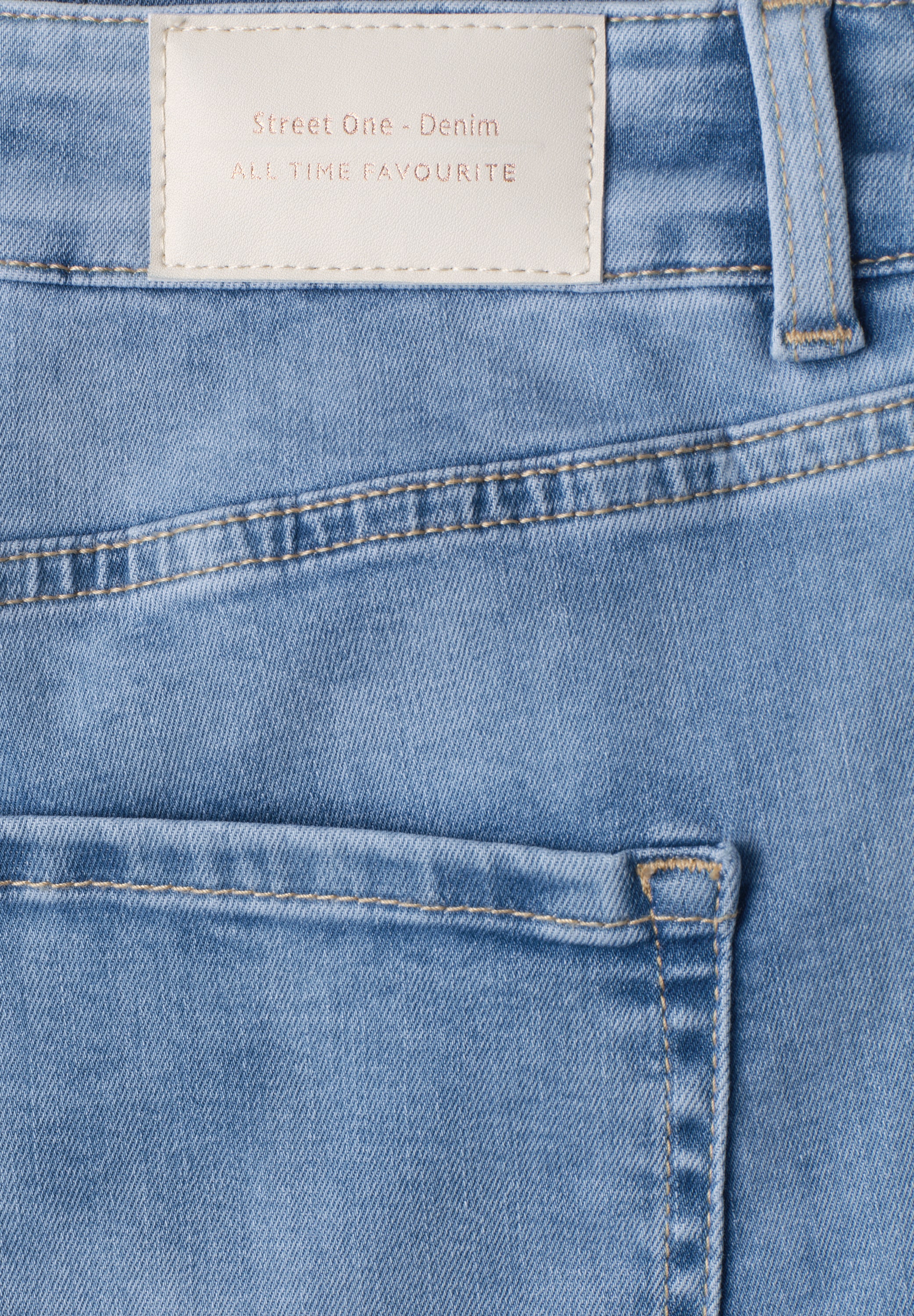 STREET ONE Loose-fit-Jeans High Waist