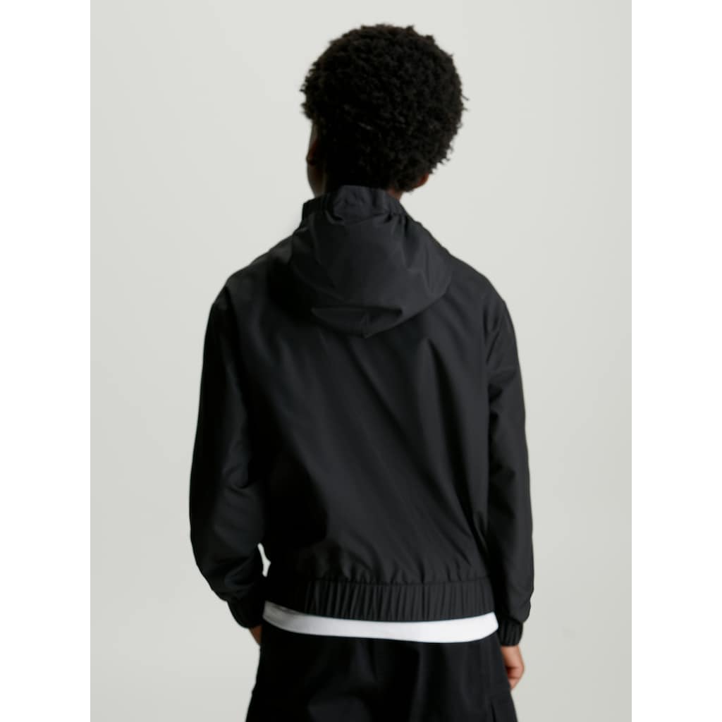 Calvin Klein Jeans Blouson »MONOLOGO ESSENTIAL JACKET«, mit Kapuze