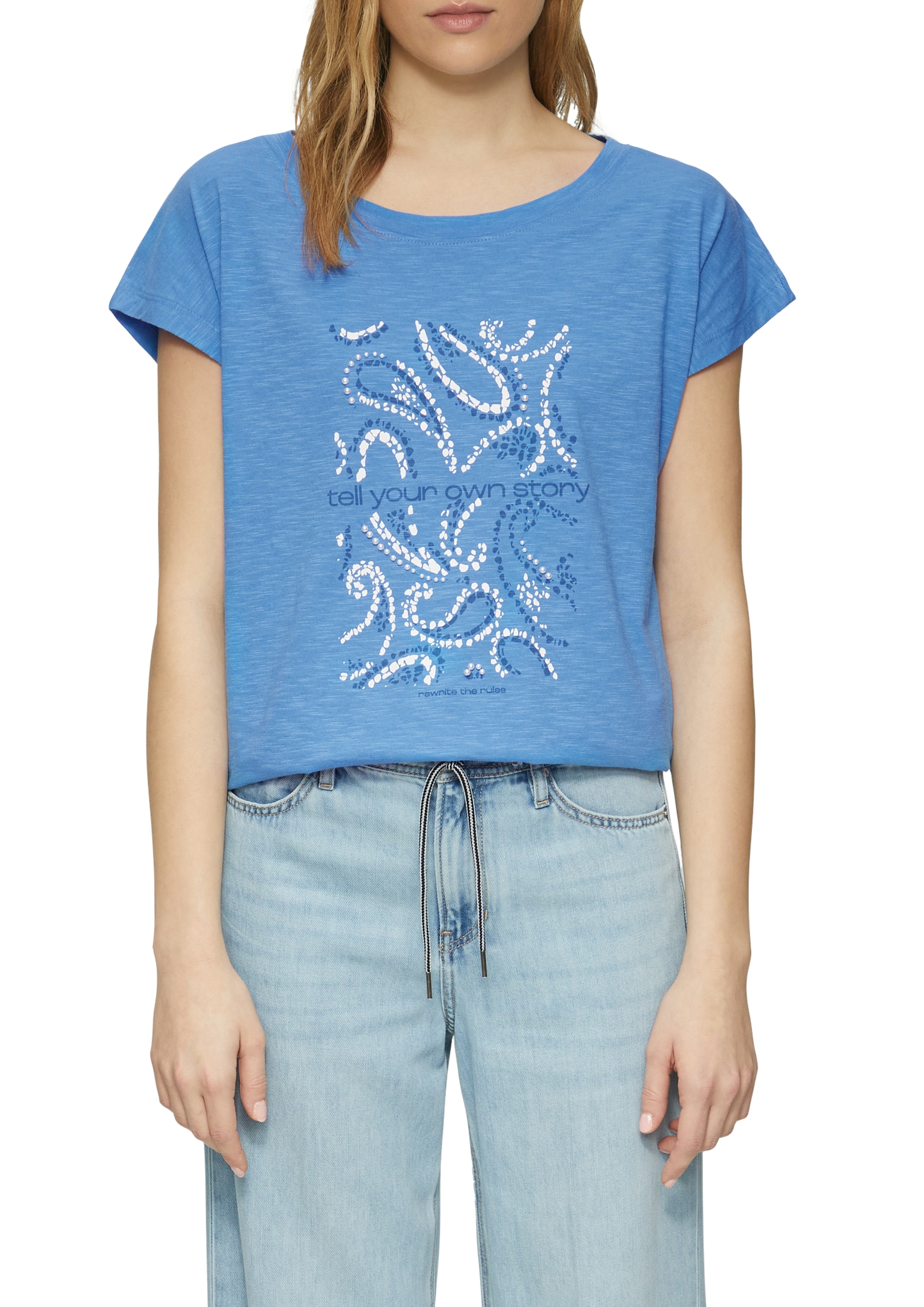 s.Oliver T-Shirt, mit Artwork Print günstig online kaufen