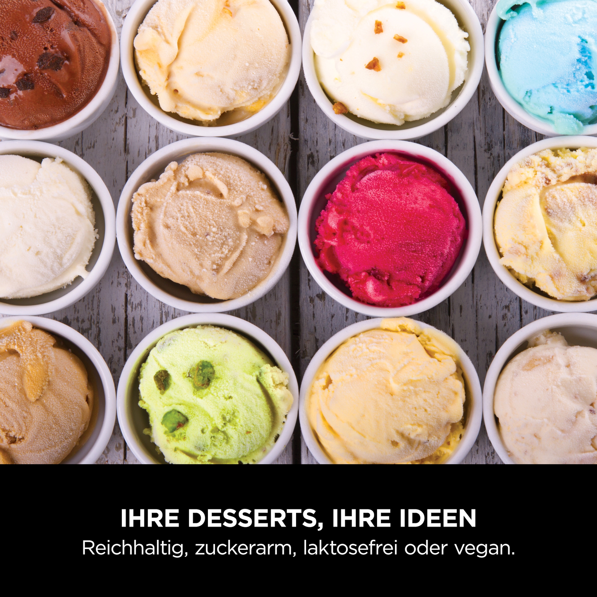 NINJA Eismaschine »NC302EU Creami« 0,47 l 800 W Mit 2 Dessertbehältern