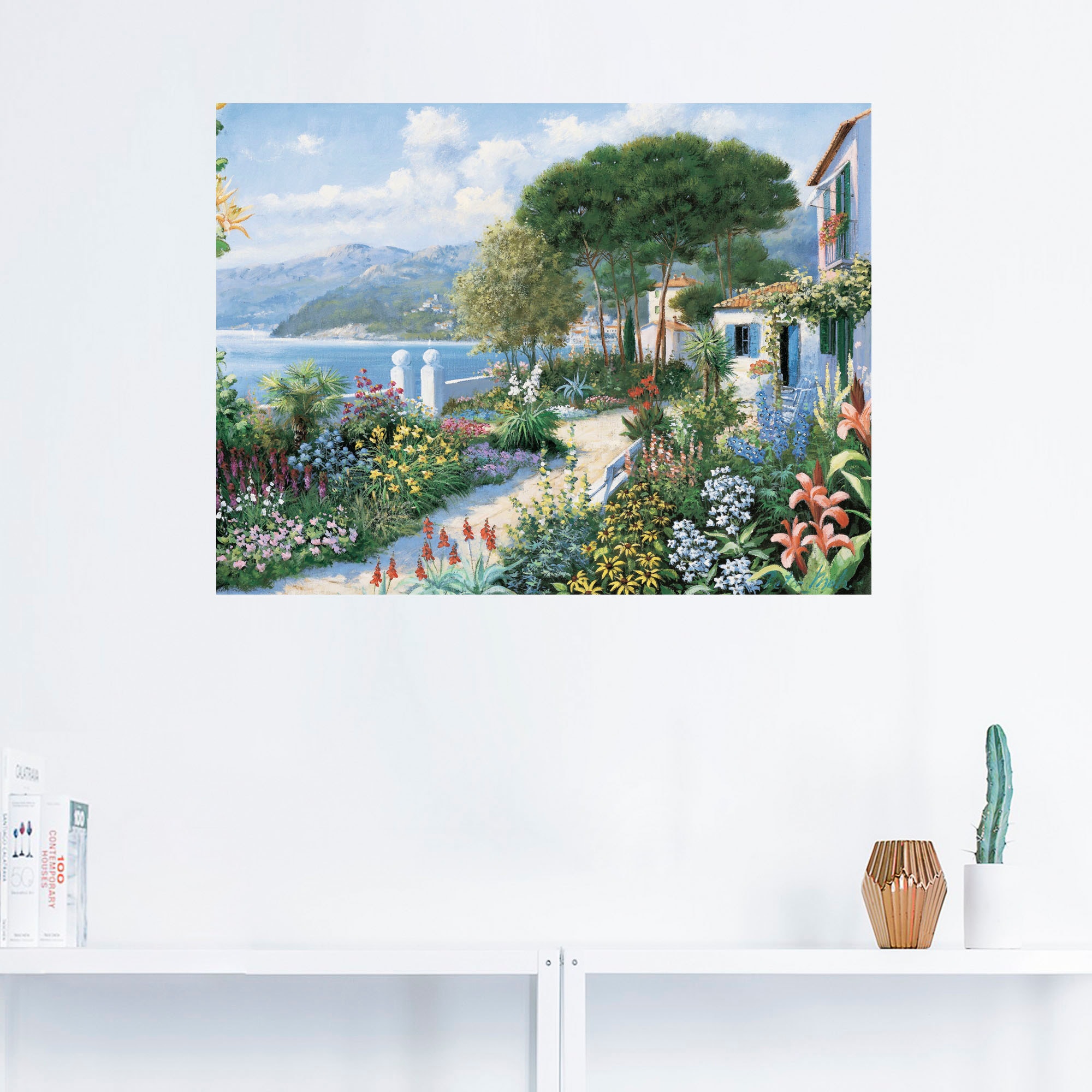 Artland Wandbild »Verstecktes Paradies«, Garten, (1 St.), als Leinwandbild, Wandaufkleber in verschied. Größen