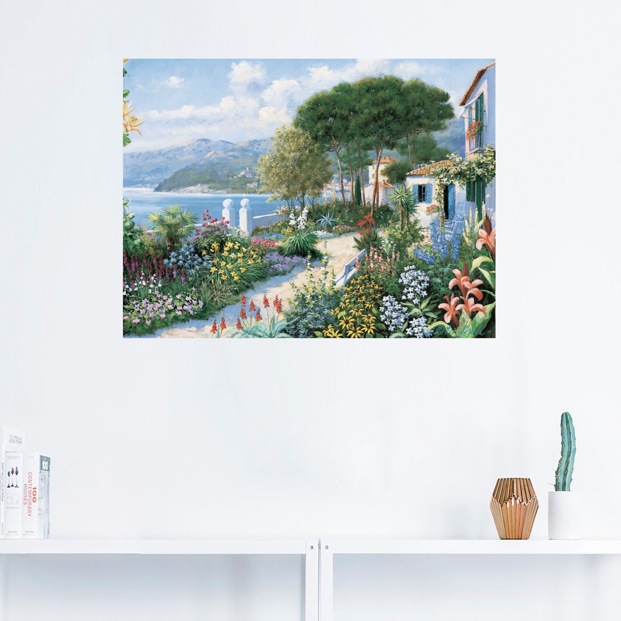 Thumbnail - Artland Wandbild "Verstecktes Paradies", Garten, (1 St.), als Leinwandbild, Wandaufkleber in verschied. Größen