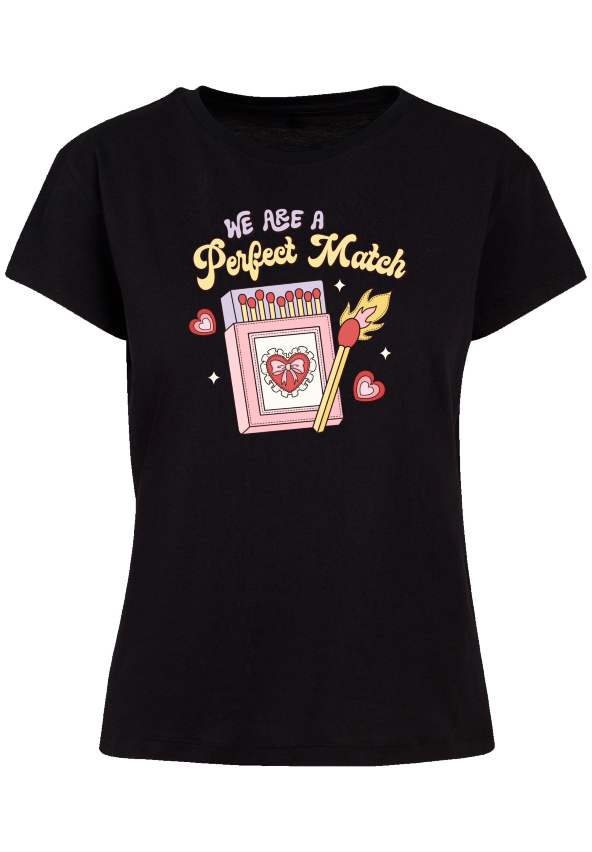 F4NT4STIC T-Shirt »We Are A Perfect Match Love«, Premium Qualität