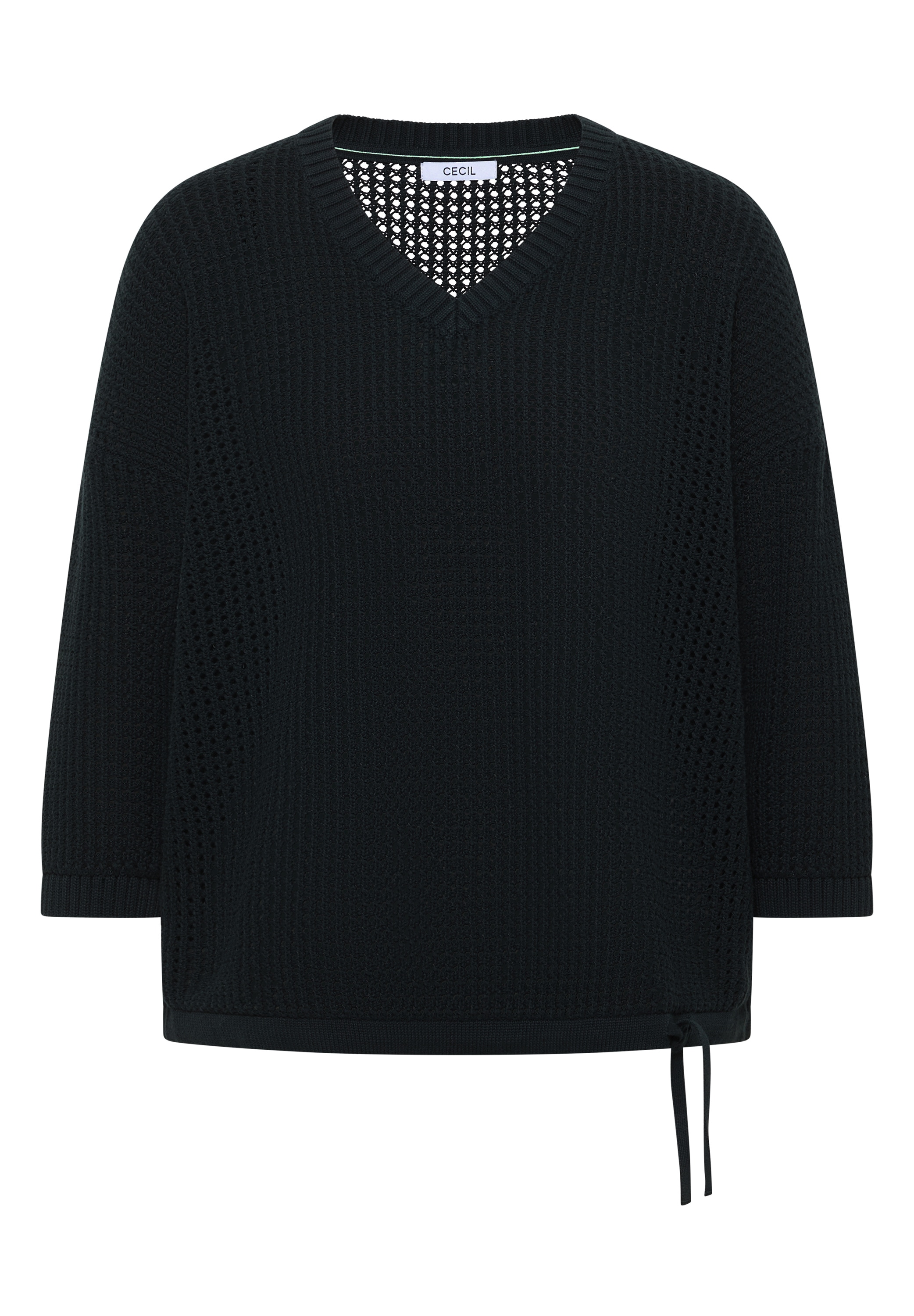 Cecil Kurzarmpullover mit V-Ausschnitt