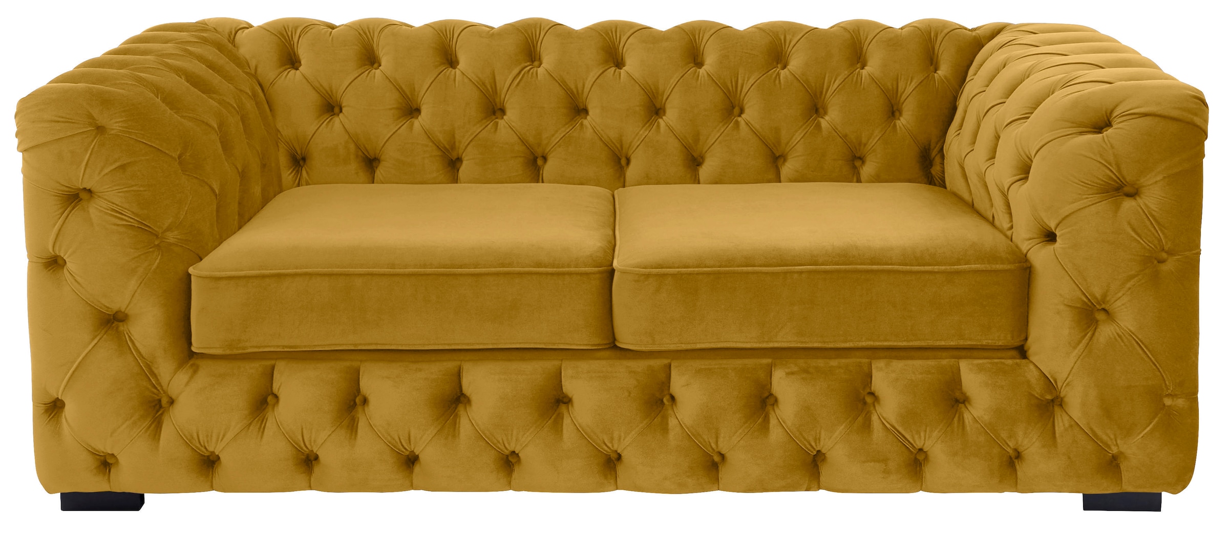 Guido Maria Kretschmer Home&Living Chesterfield-Sofa "Kalina", mit klassischer Chesterfield-Knopfheftung