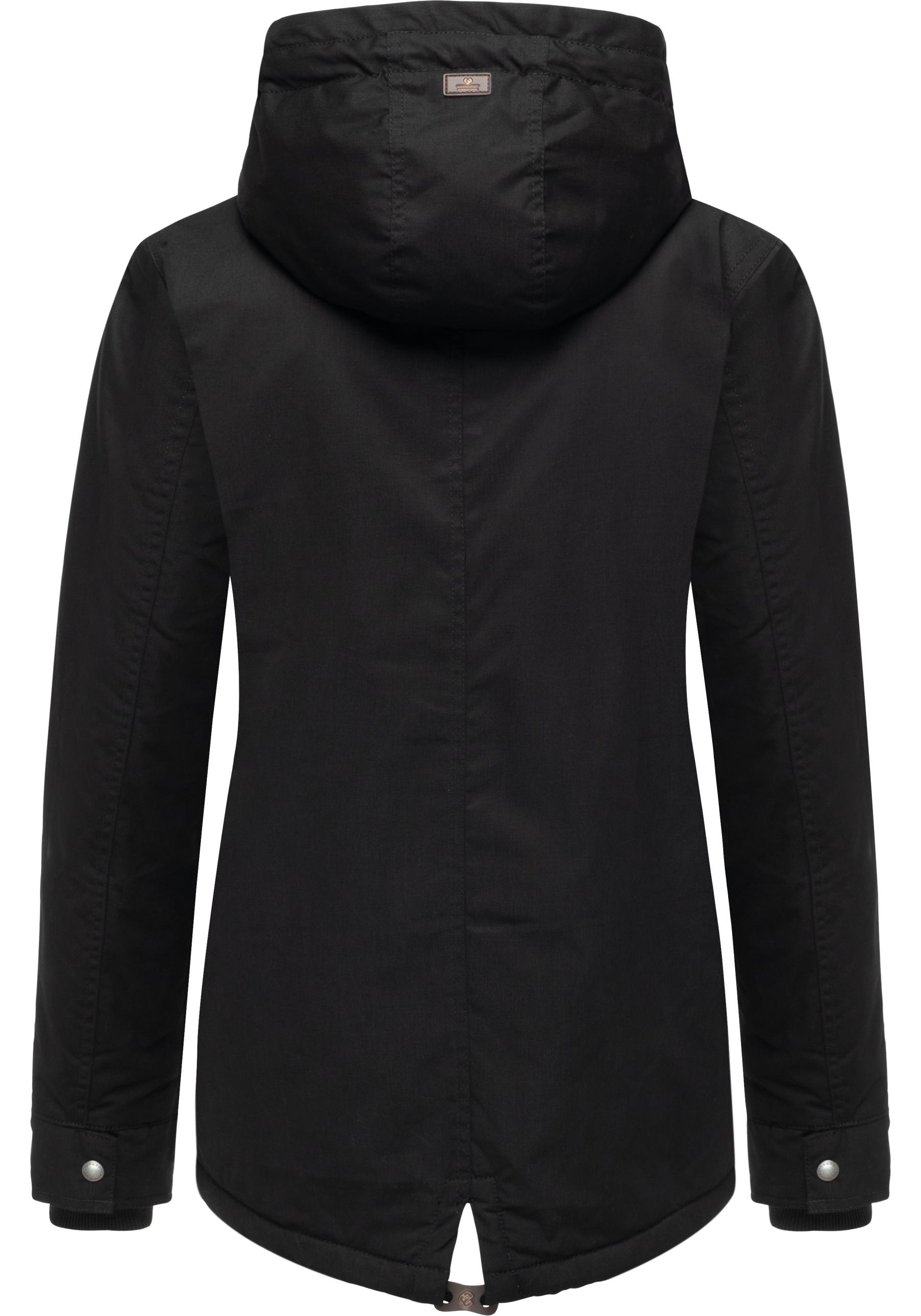 Ragwear Winterjacke »Parkker Warm YOUMODO«, mit Kapuze, Winter Parka mit kuscheligem Teddy-Innenfutter
