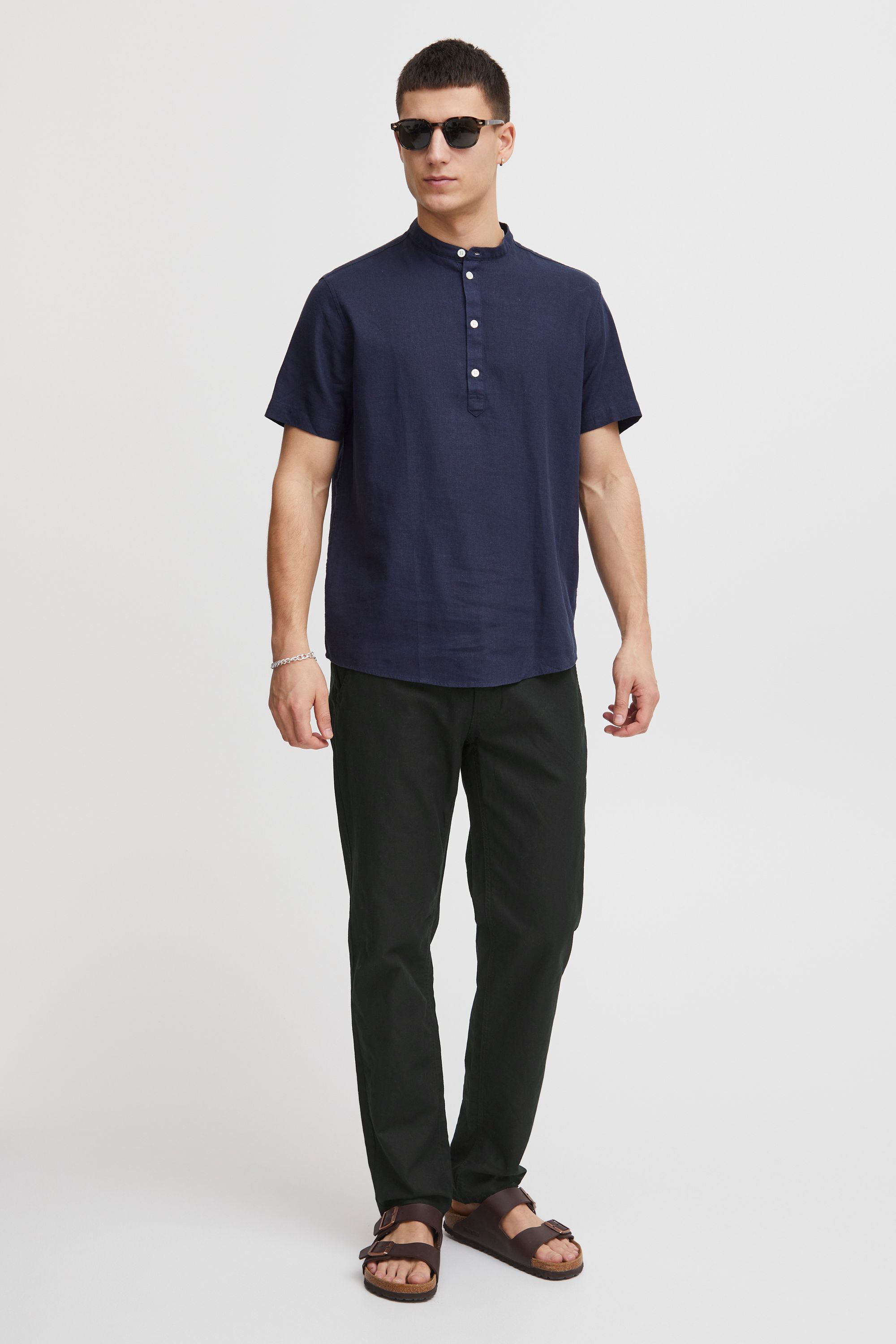 Thumbnail - Blend Leinenhose "BHLanias" Leinen-Chinohose mit Kordel im Bund